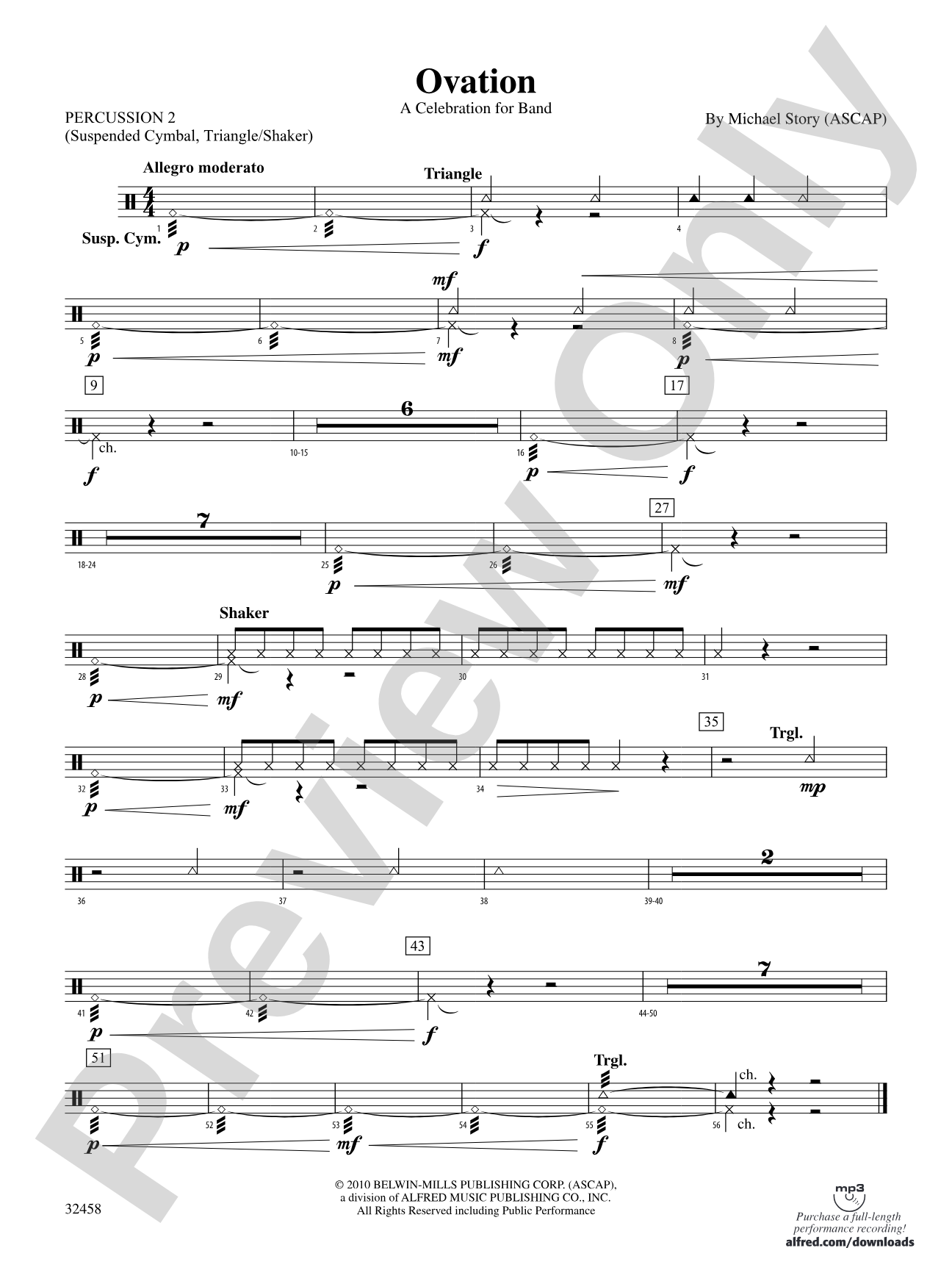 Ovation: 2nd Percussion
