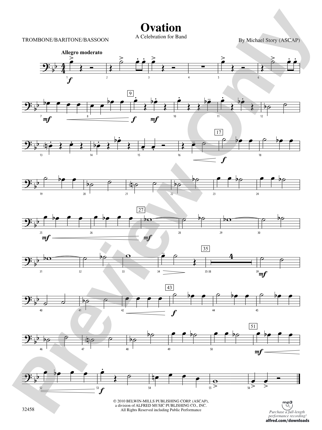 Ovation: 1st Trombone