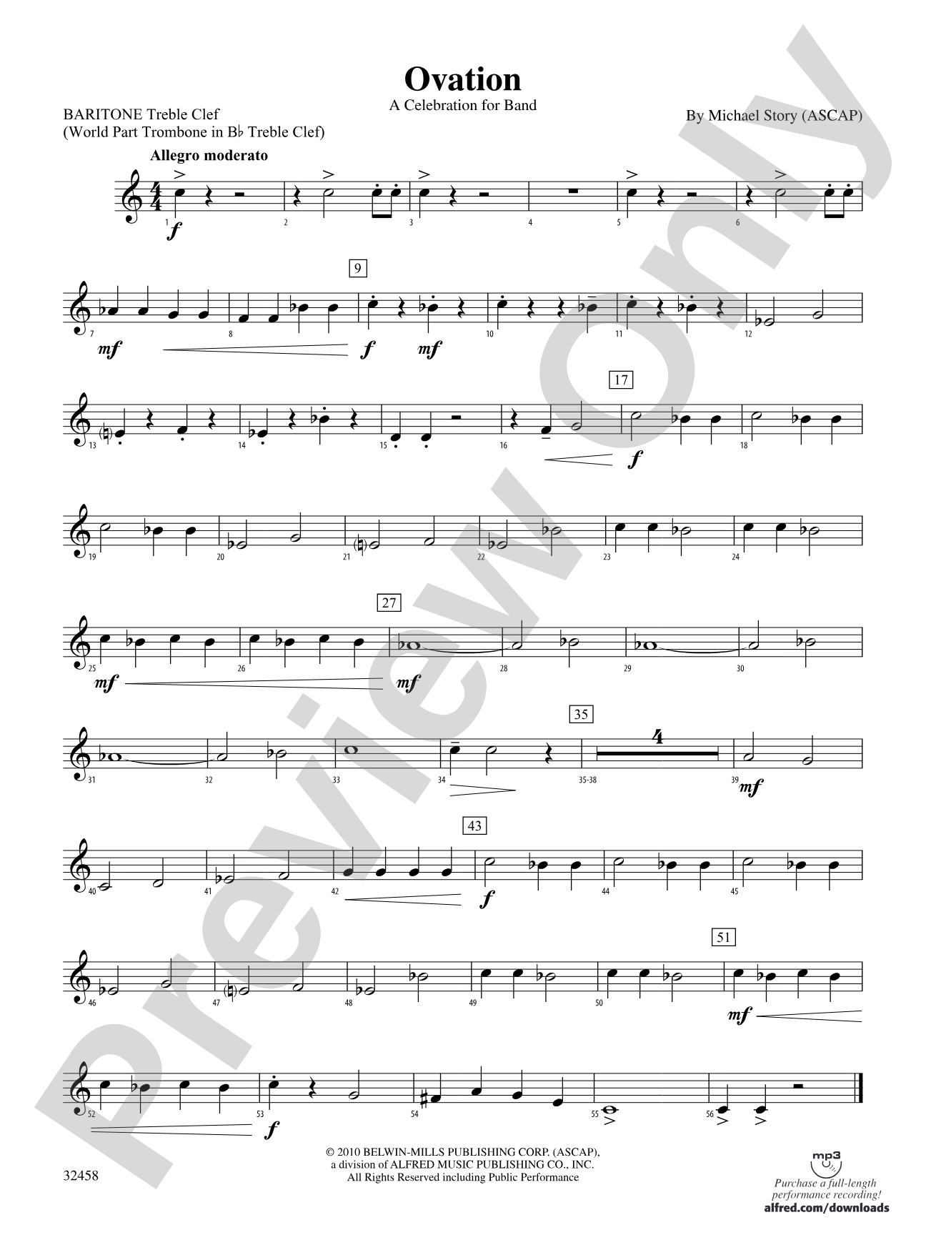 Ovation: (wp) Baritone T.C.