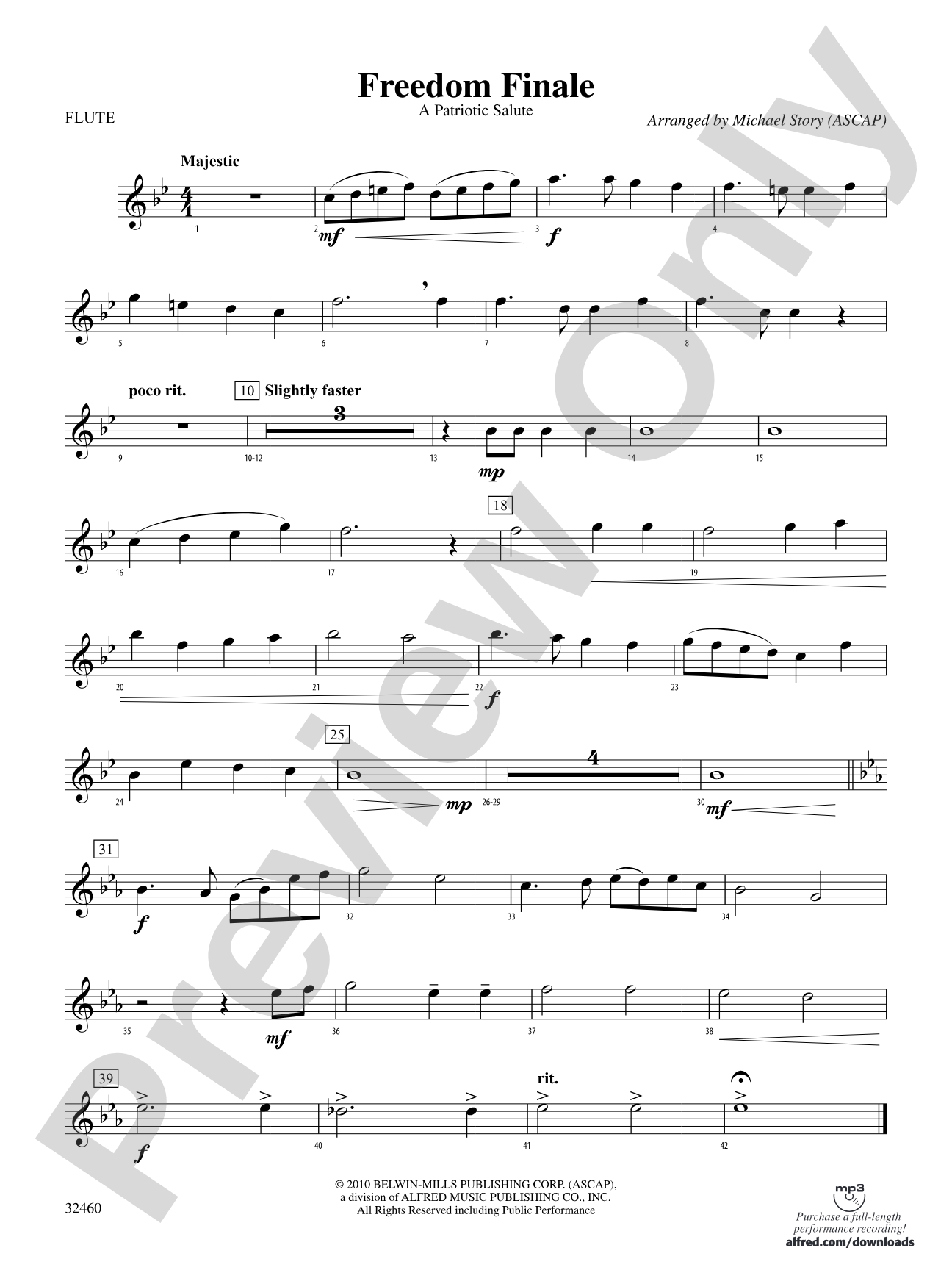 Freedom Finale: Flute