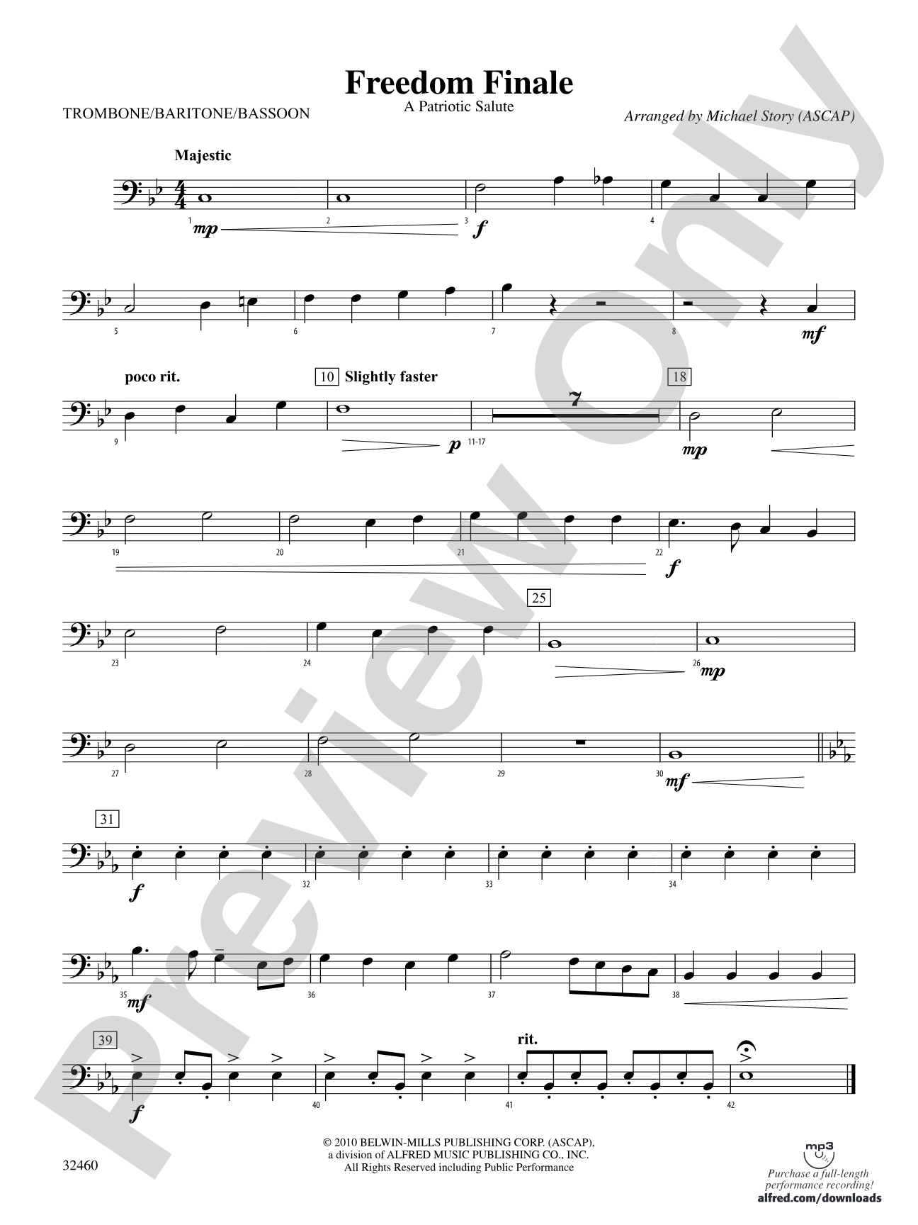 Freedom Finale: 1st Trombone