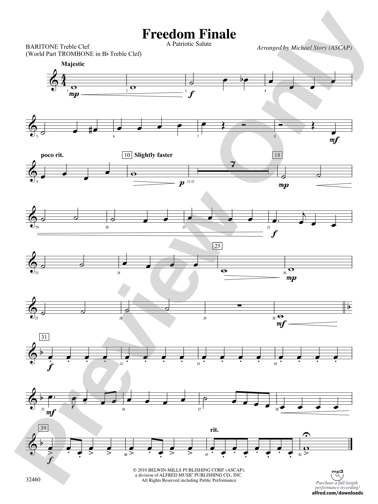 Freedom Finale: (wp) Baritone T.C.