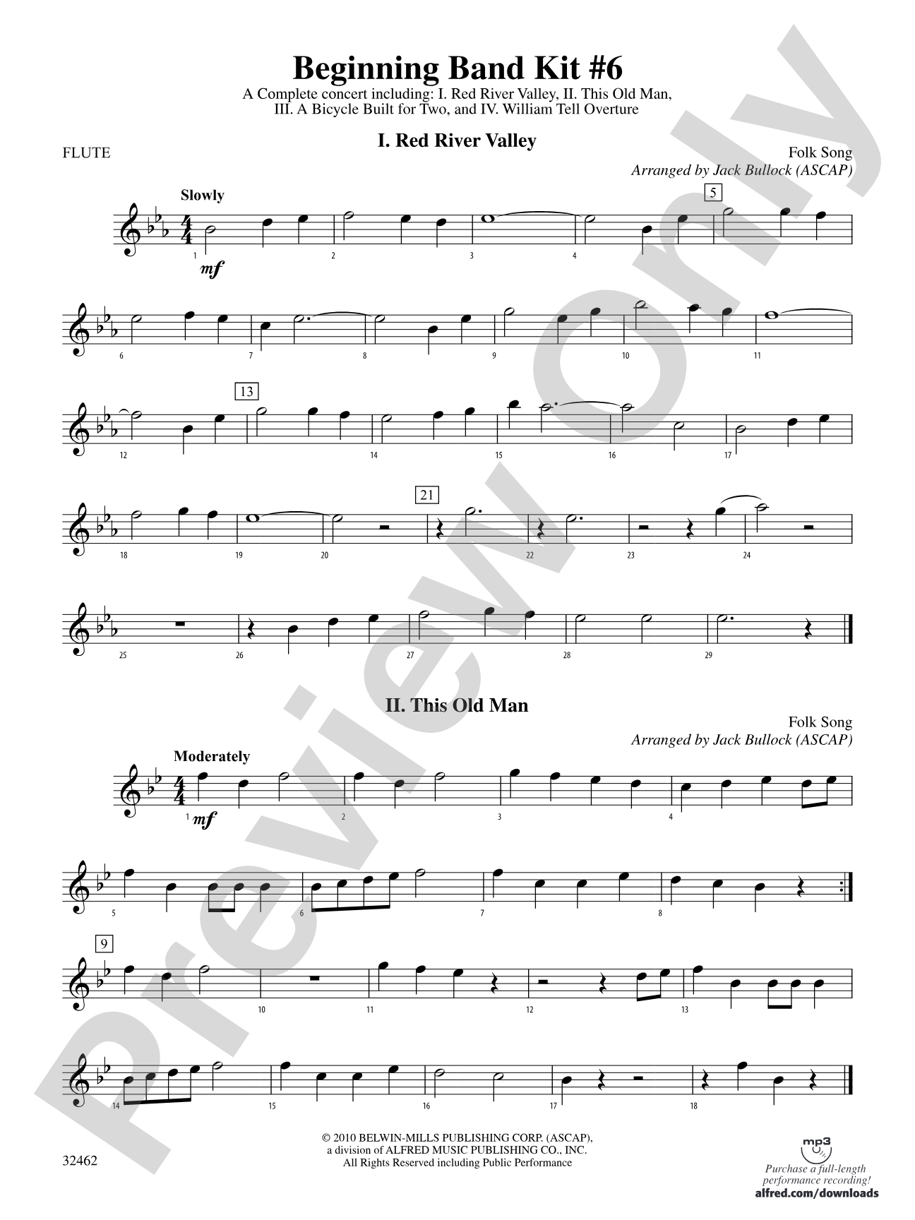 Belwin Beginning Band Kit #6: Flute