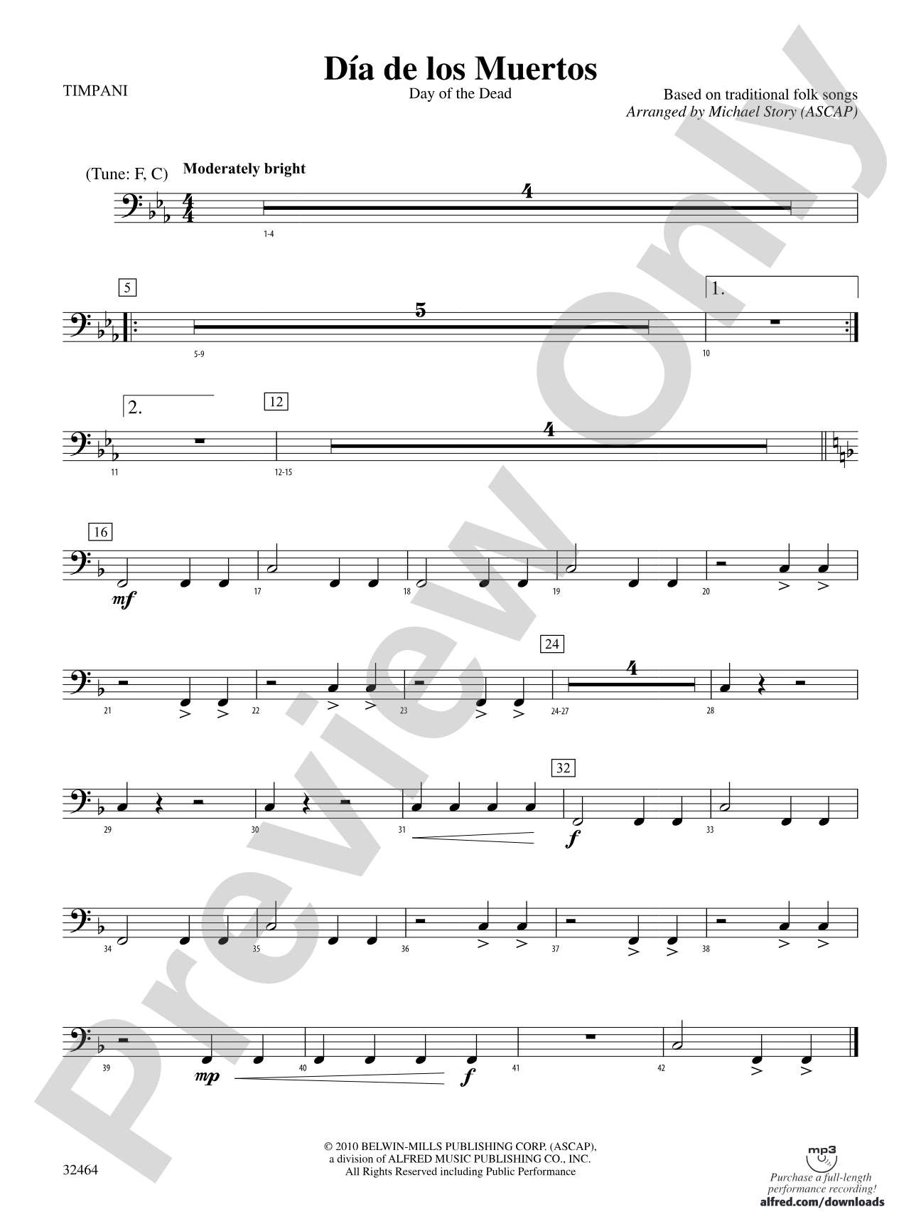 Día de los Muertos: Timpani