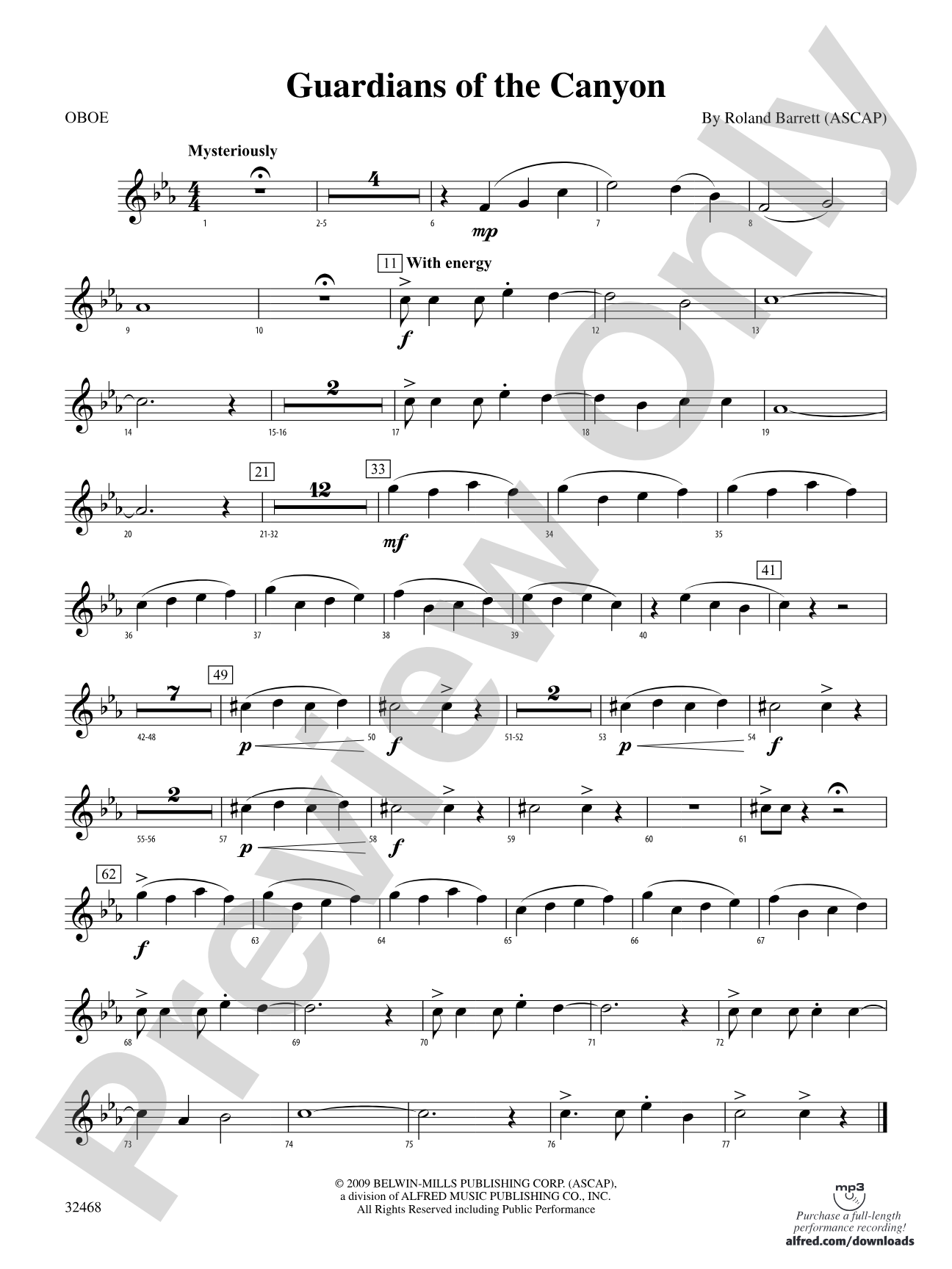 Guardians of the Canyon: Oboe