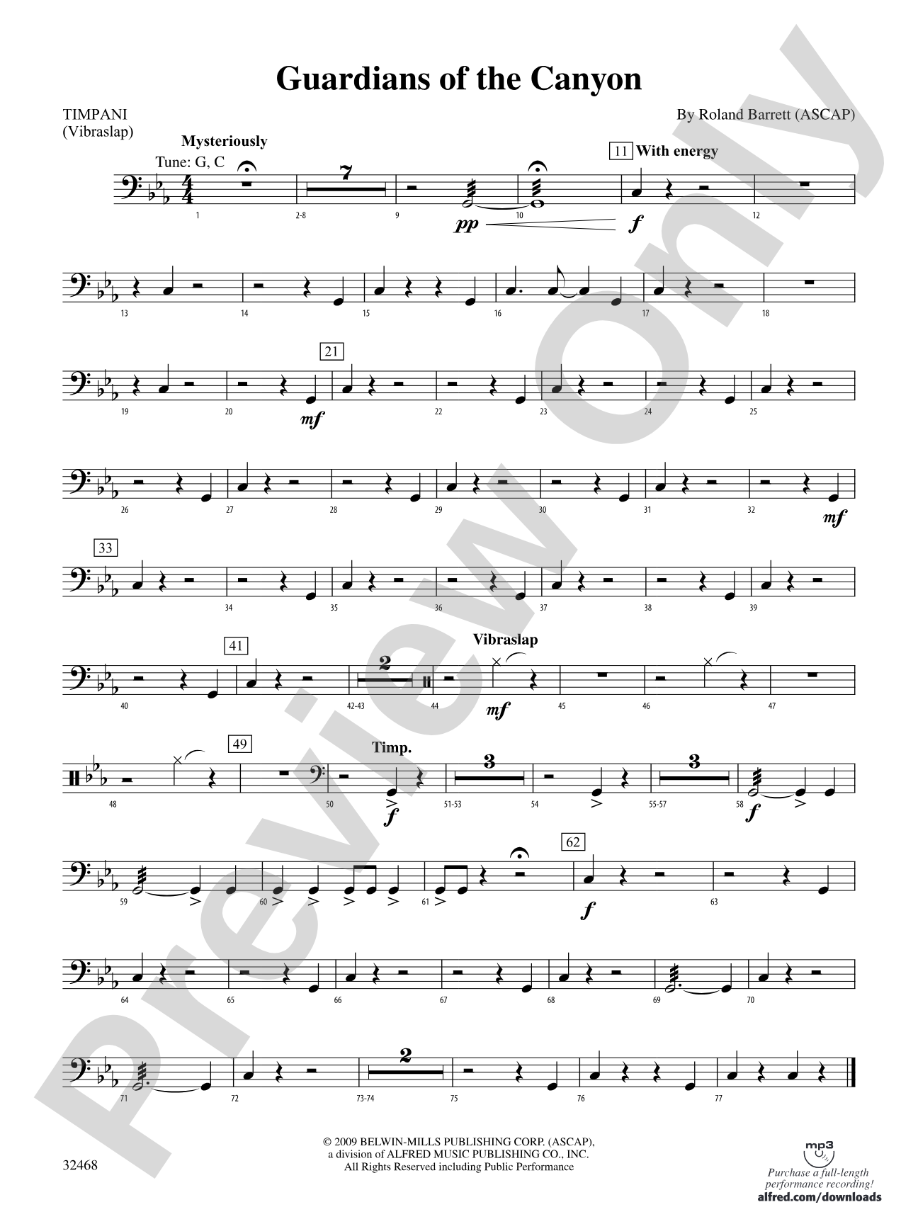 Guardians of the Canyon: Timpani