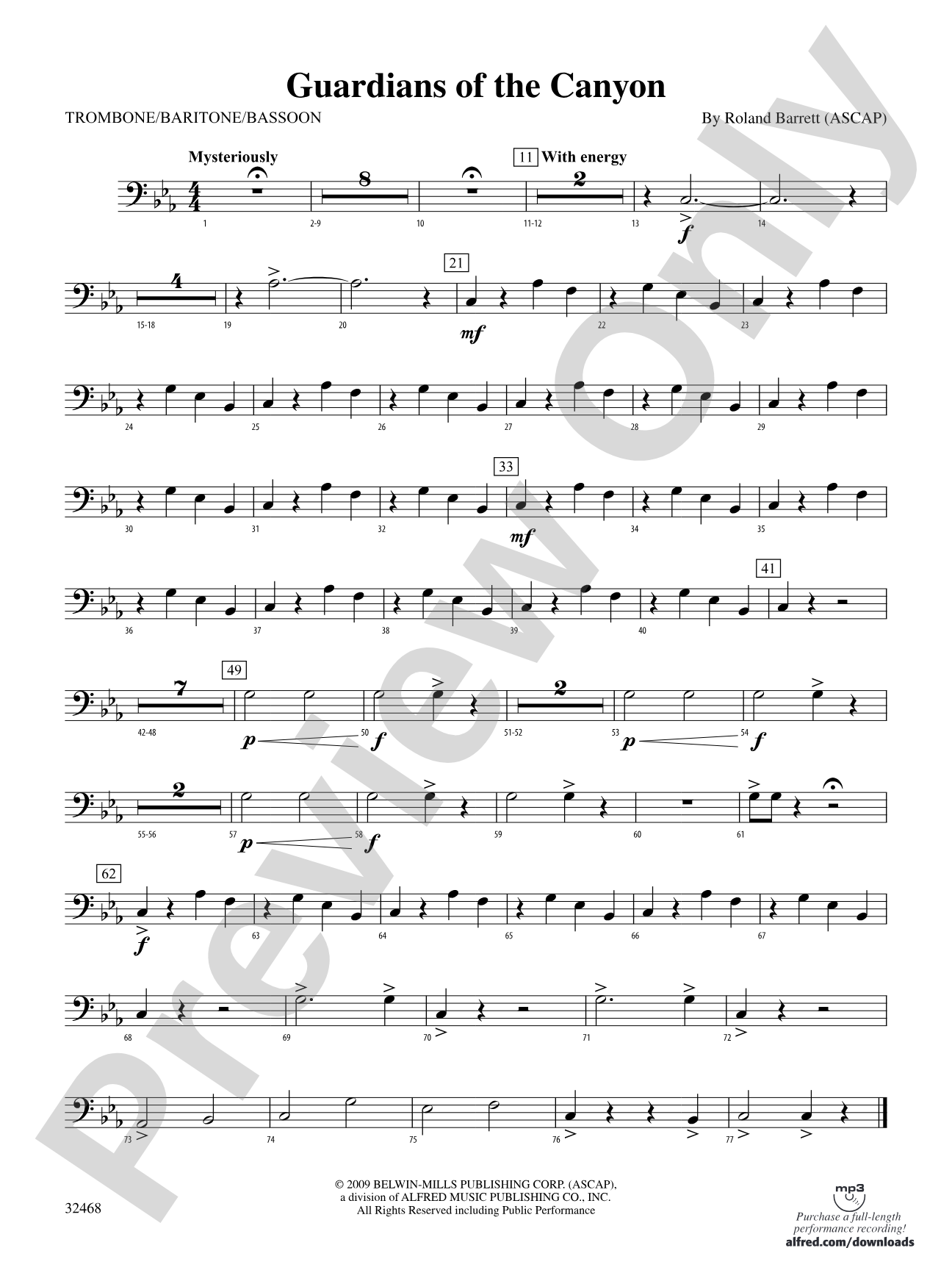 Guardians of the Canyon: 1st Trombone