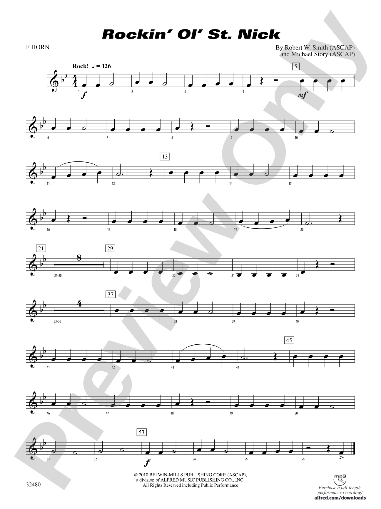 Rockin' Ol' St. Nick: 1st F Horn