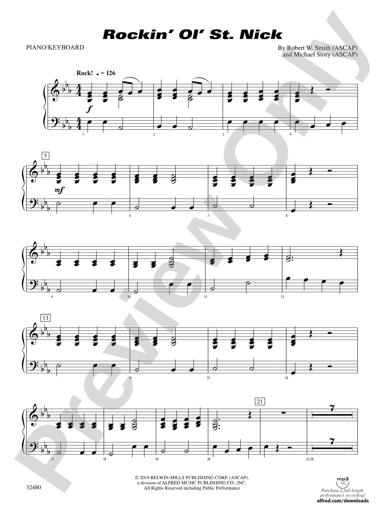 Rockin' Ol' St. Nick: Piano Accompaniment