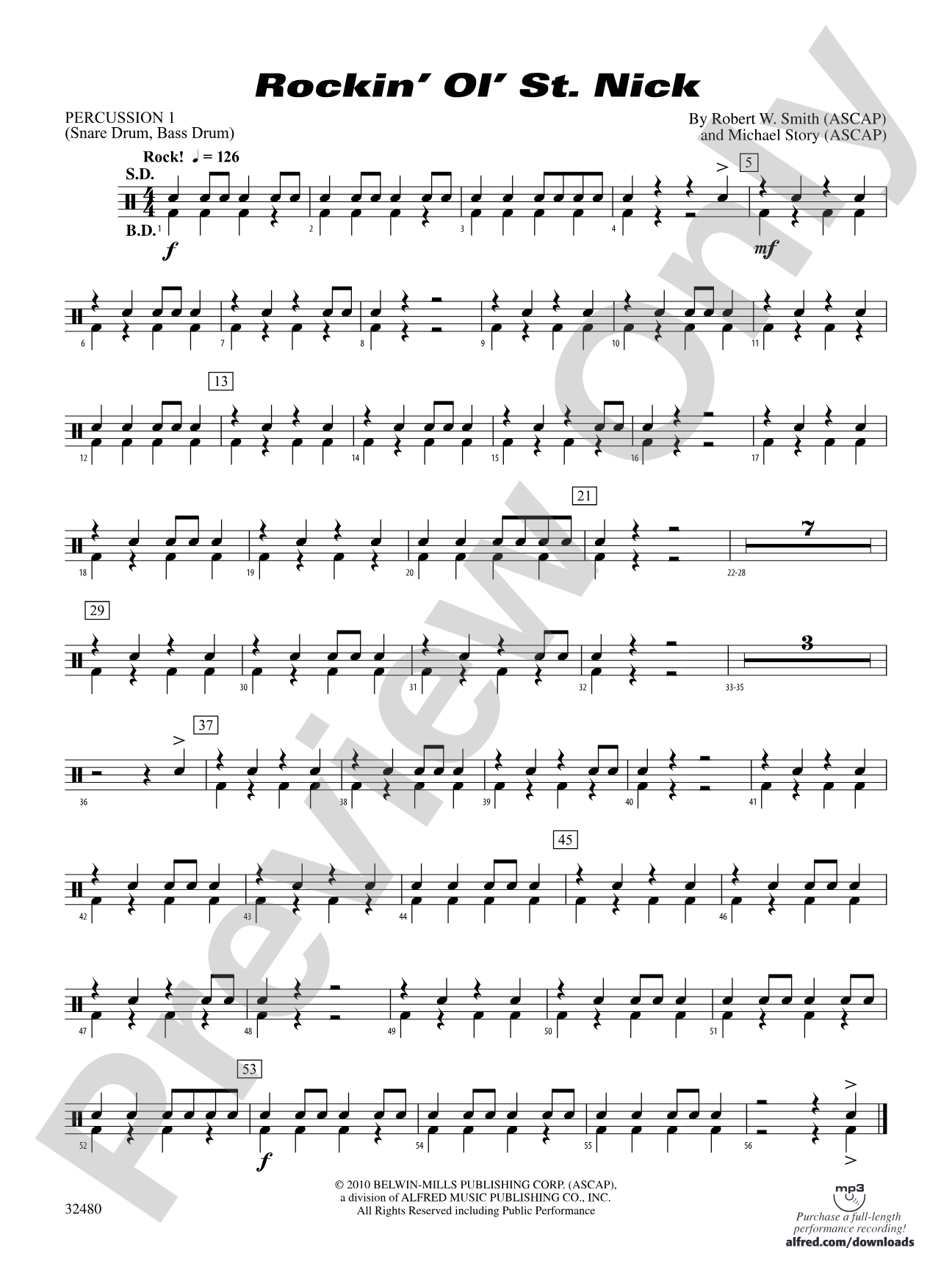 Rockin' Ol' St. Nick: 1st Percussion