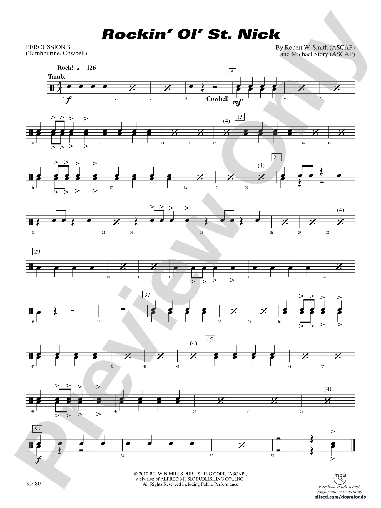 Rockin' Ol' St. Nick: 3rd Percussion