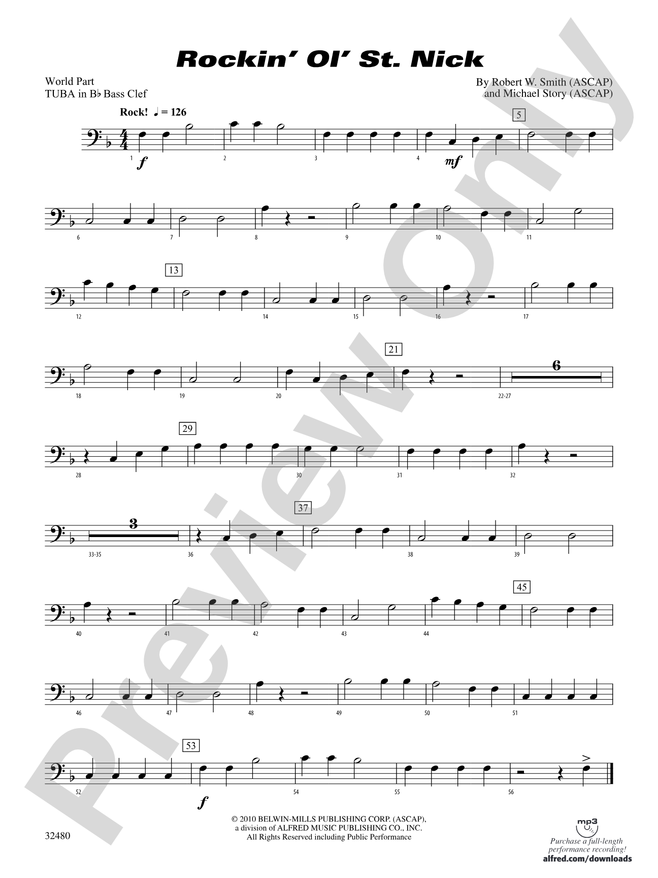 Rockin' Ol' St. Nick: (wp) B-flat Tuba B.C.