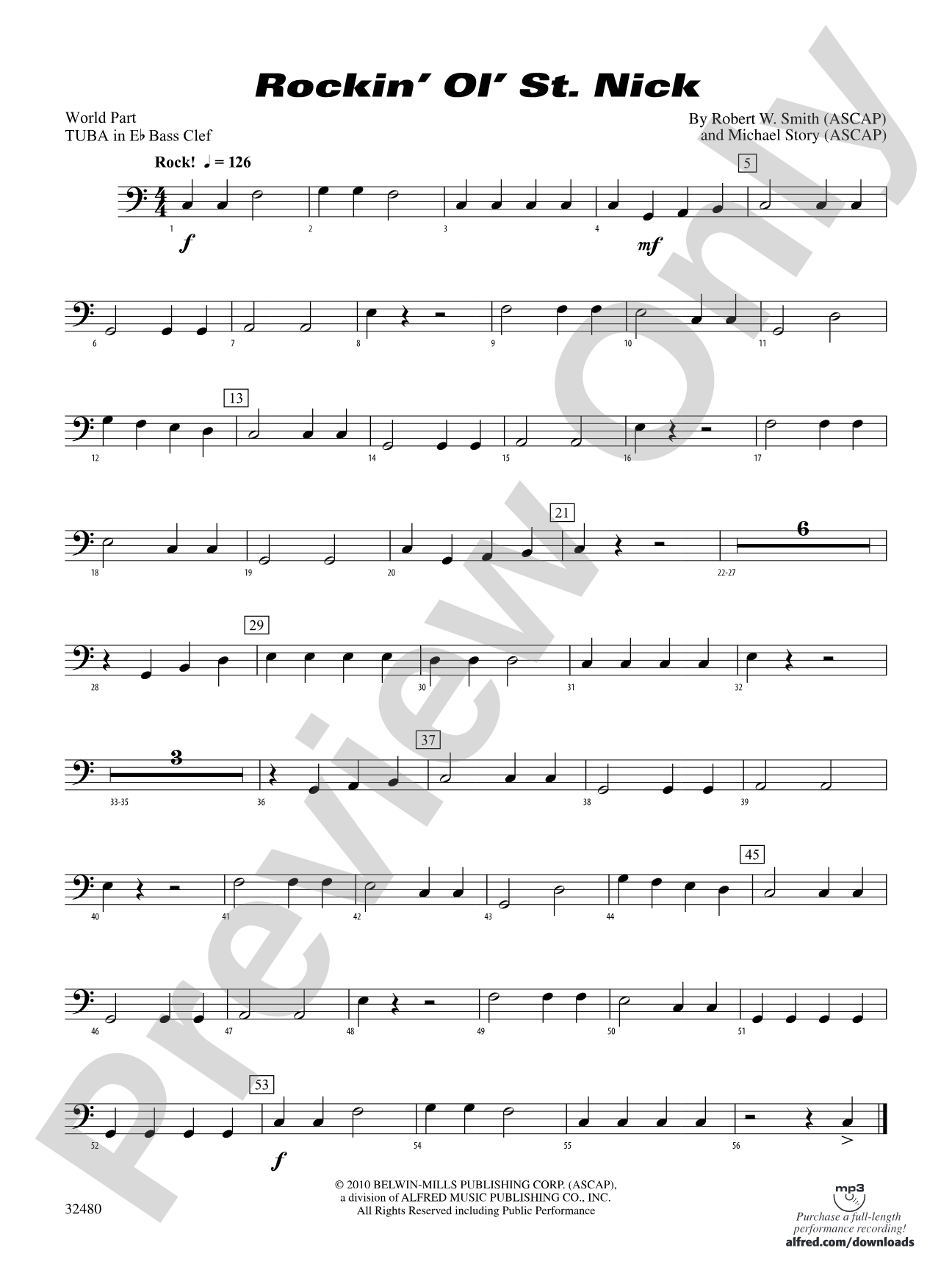 Rockin' Ol' St. Nick: (wp) E-flat Tuba B.C.