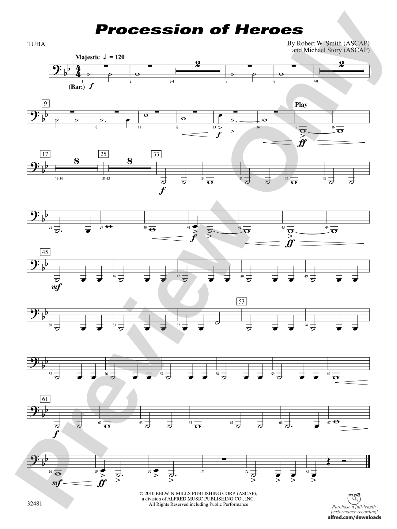 Procession of Heroes: Tuba