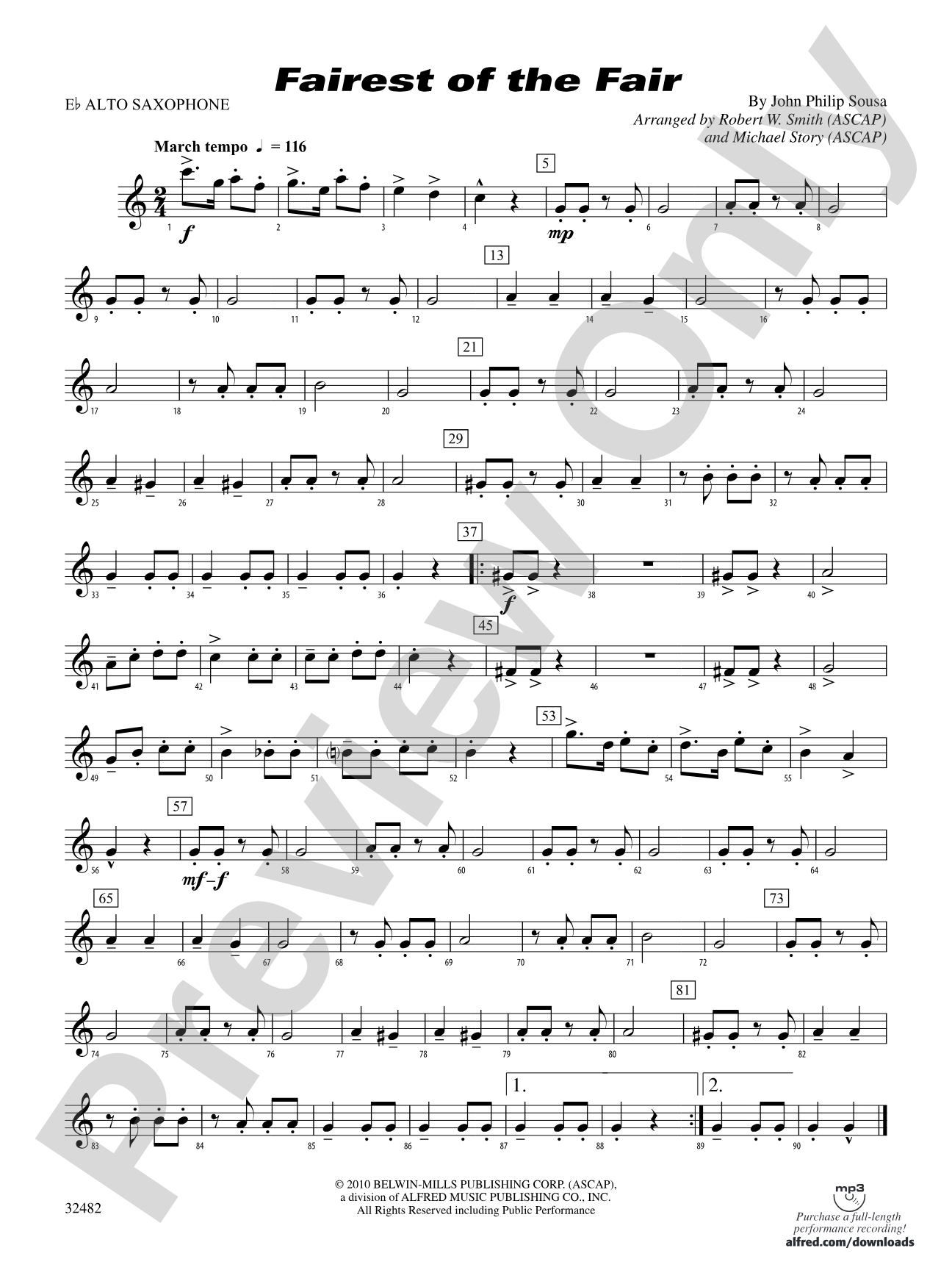 Fairest of the Fair: E-flat Alto Saxophone