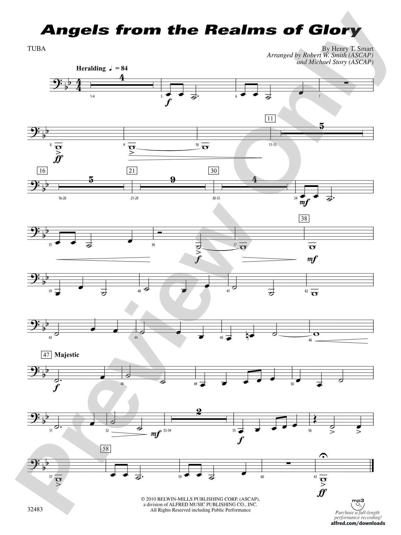 Angels from the Realms of Glory: Tuba