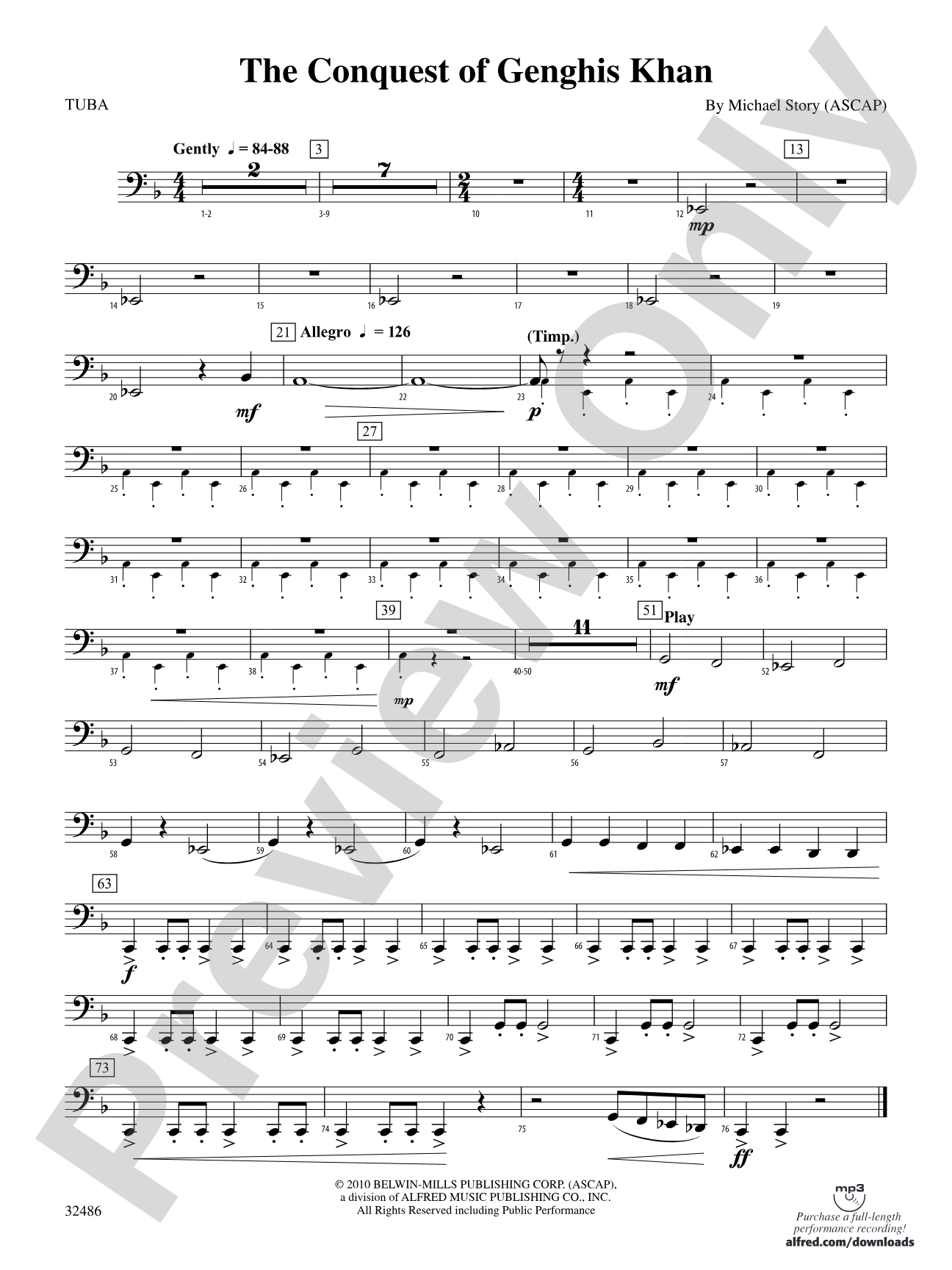 The Conquest of Genghis Khan: Tuba