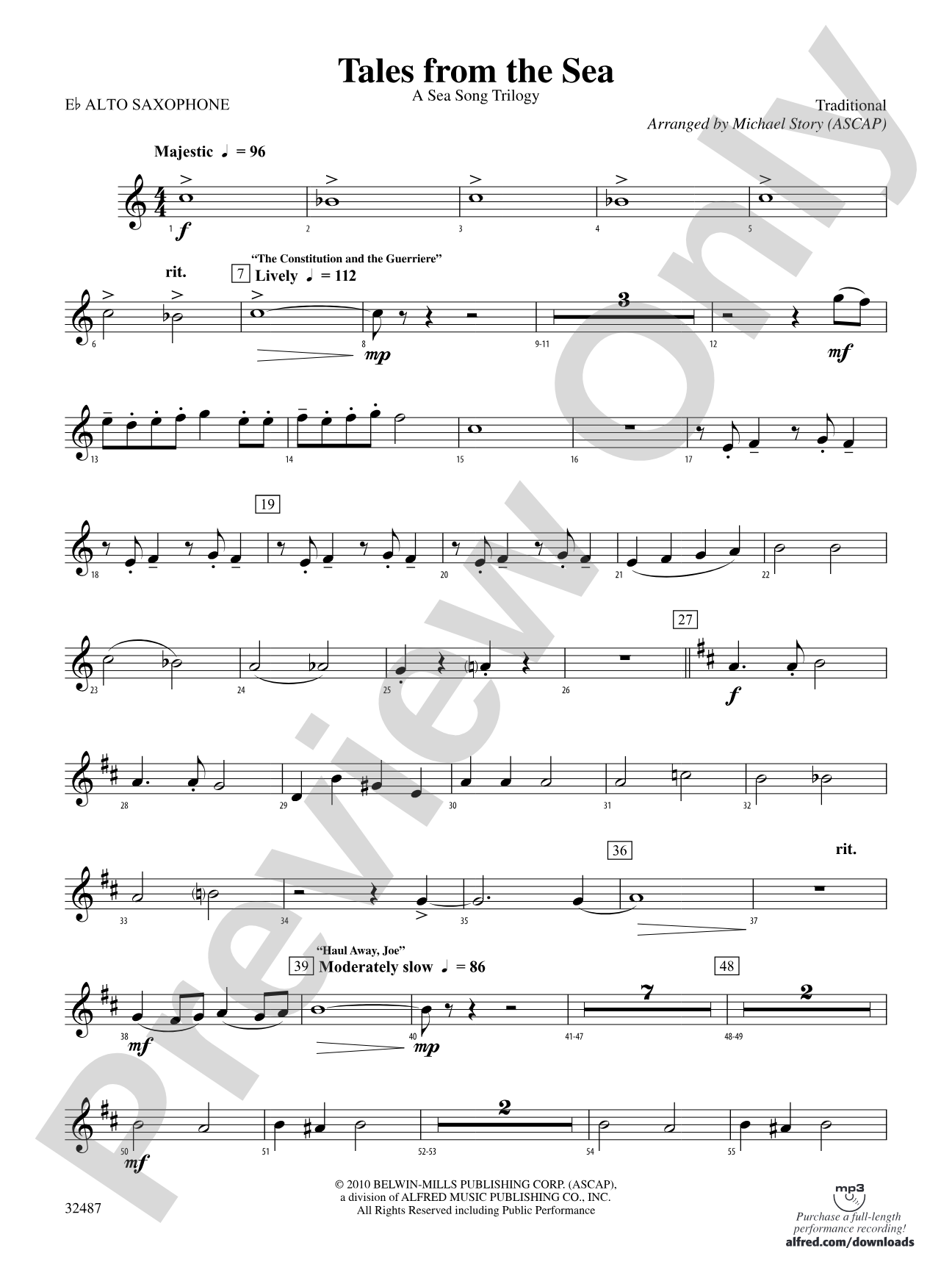 Tales from the Sea: E-flat Alto Saxophone