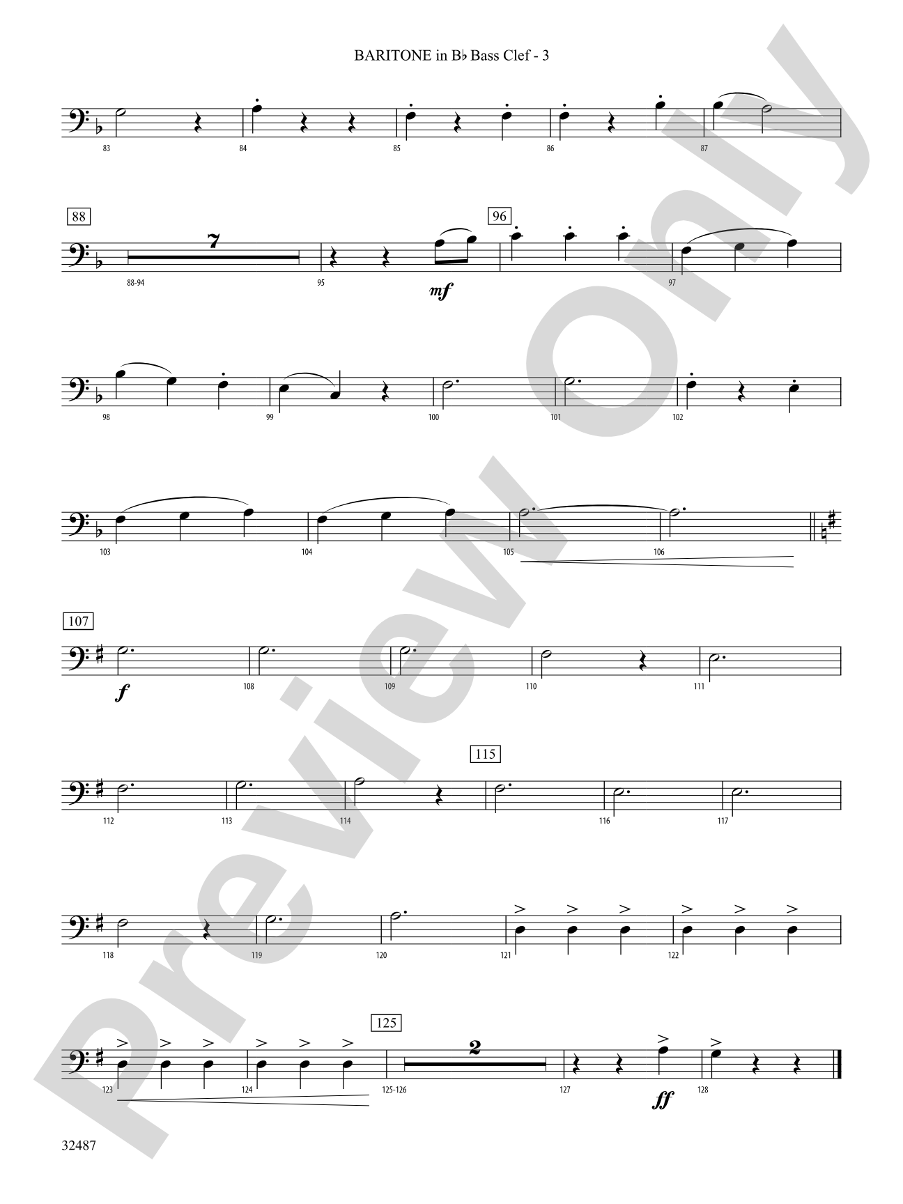 Tales from the Sea: (wp) B-flat Baritone B.C.