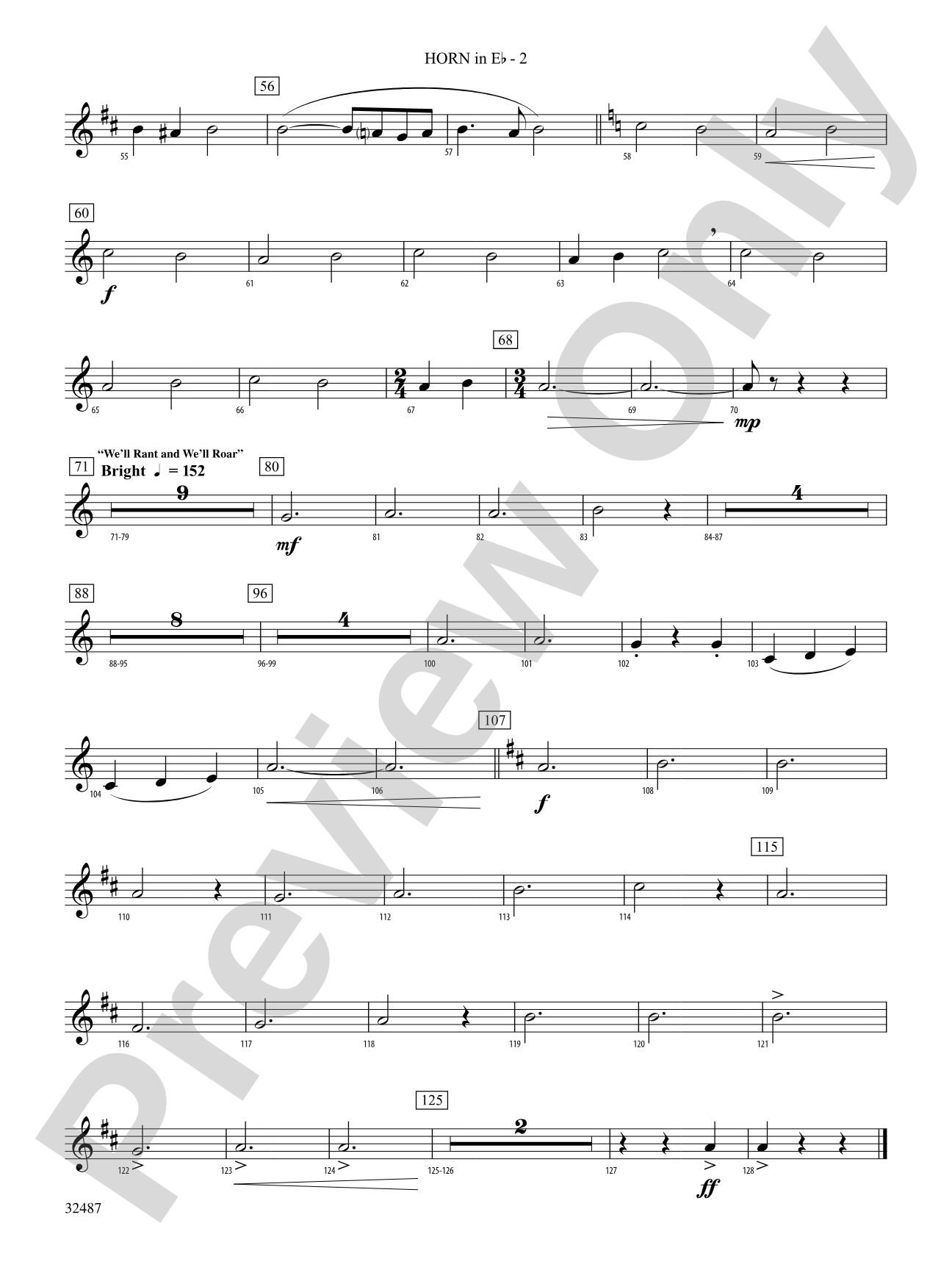 Tales from the Sea: (wp) 1st Horn in E-flat