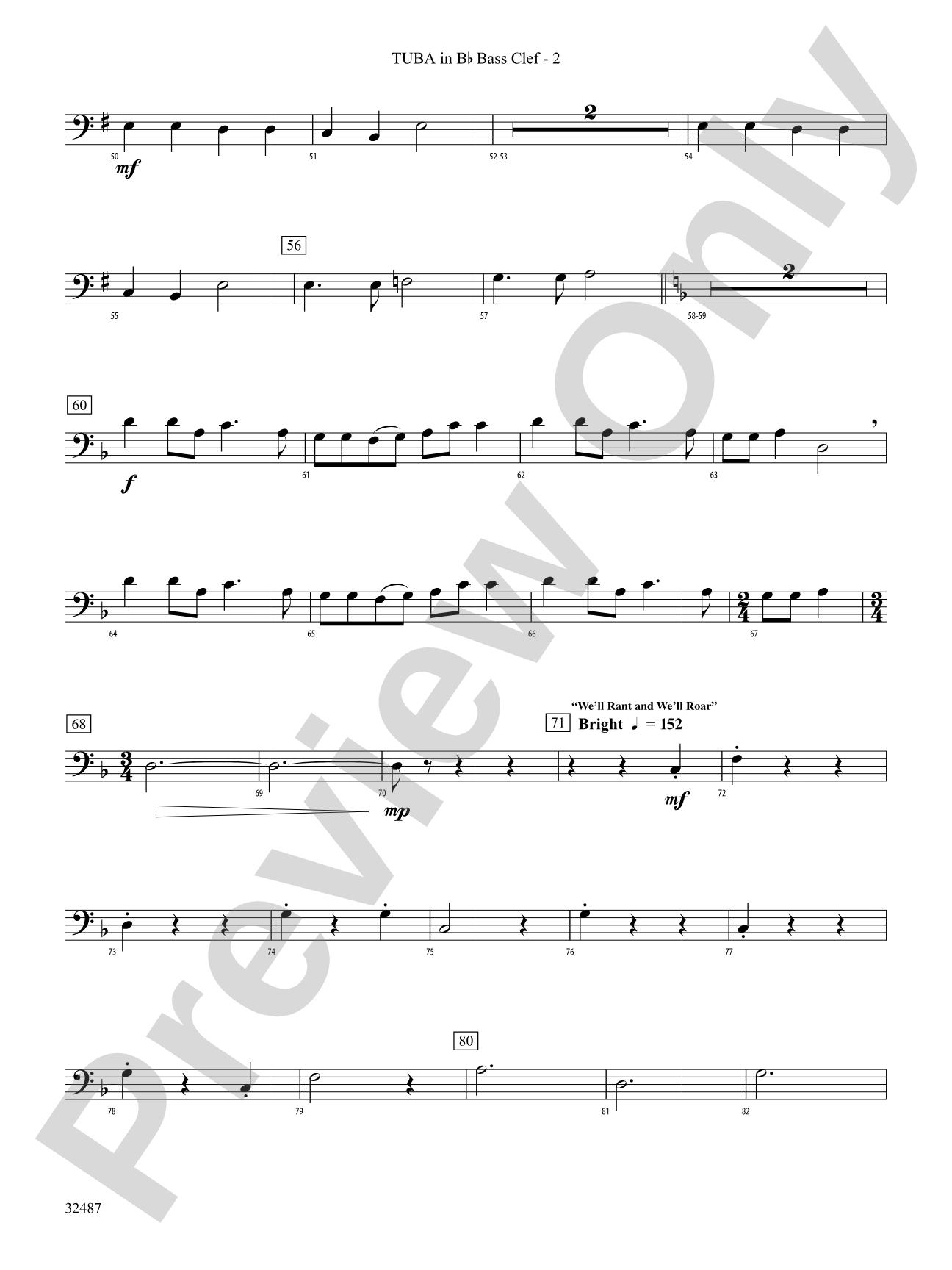 Tales from the Sea: (wp) B-flat Tuba B.C.