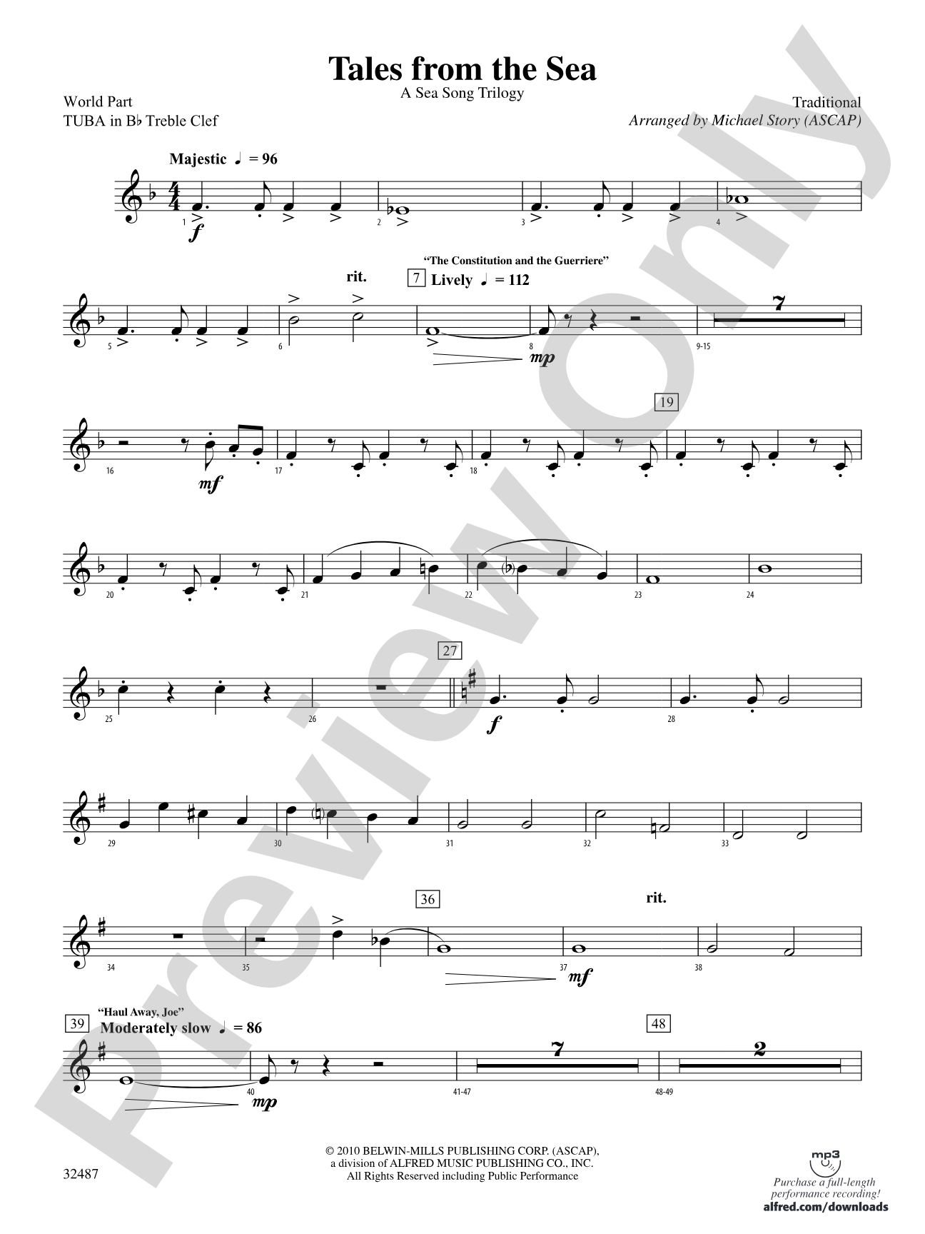 Tales from the Sea: (wp) B-flat Tuba T.C.