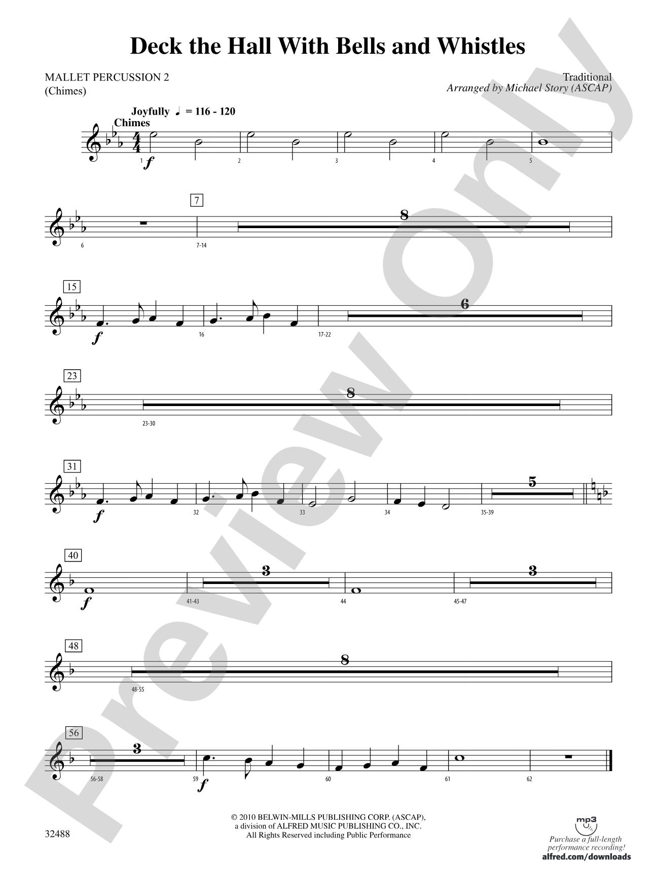 Deck the Hall with Bells and Whistles: 2nd Mallet Percussion
