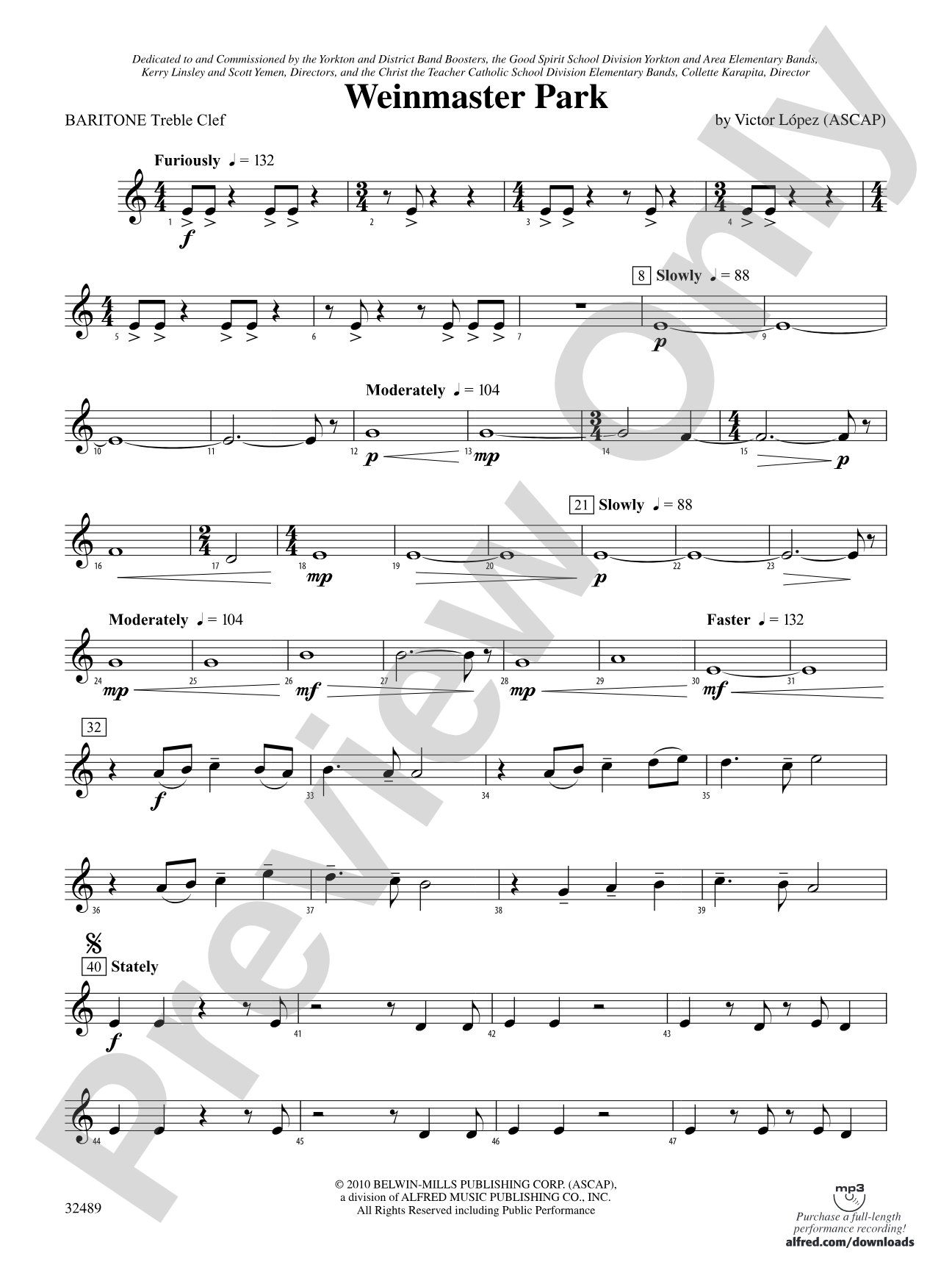 Weinmaster Park: Baritone T.C.