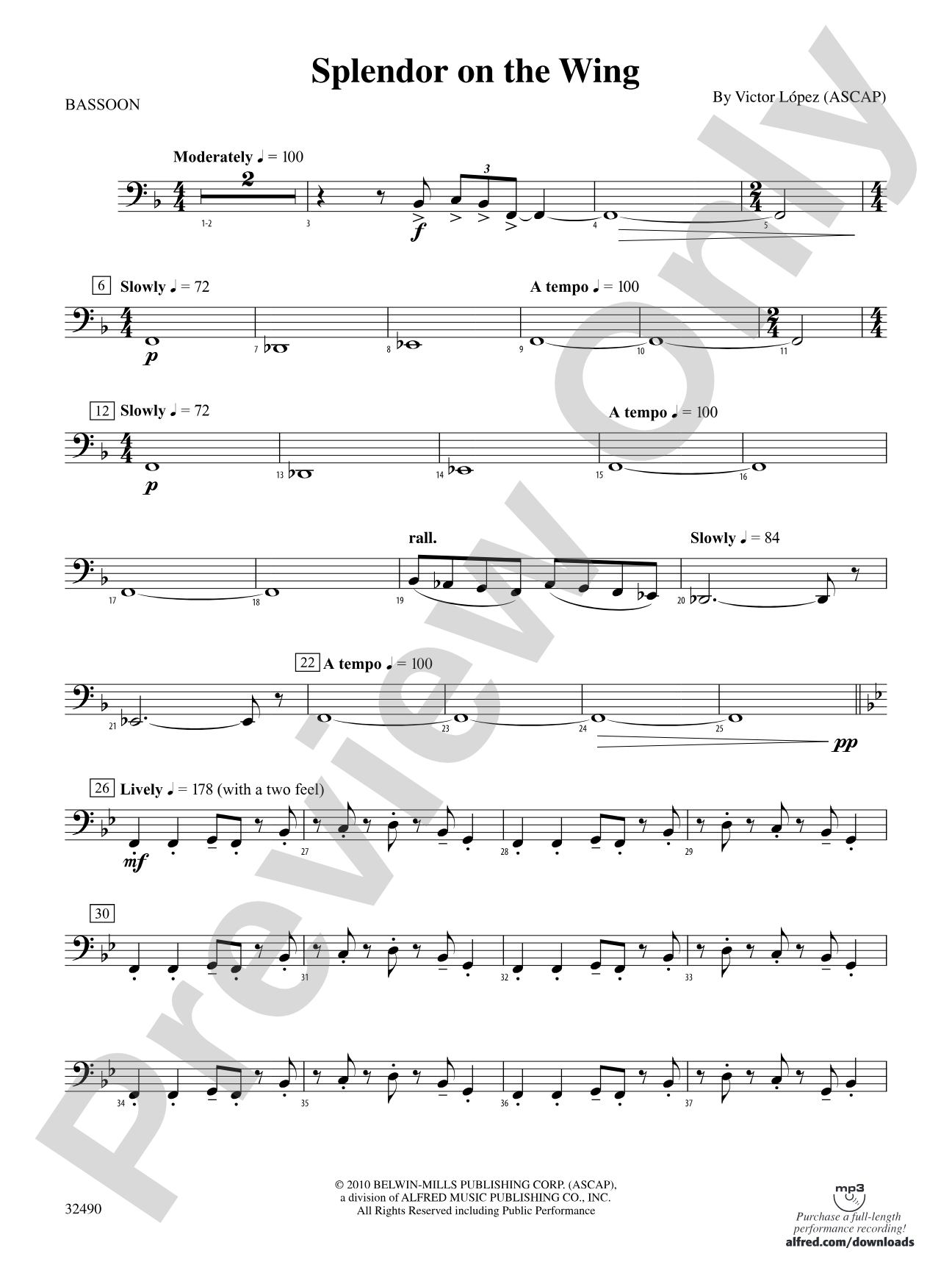 Splendor on the Wing: Bassoon