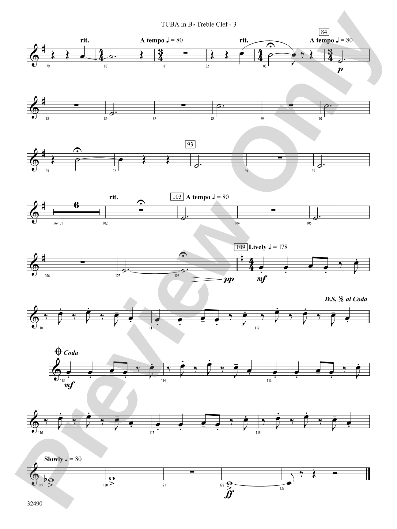 Splendor on the Wing: (wp) B-flat Tuba T.C.
