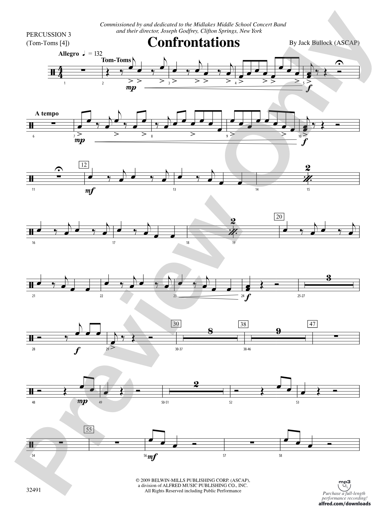 Confrontations: 3rd Percussion