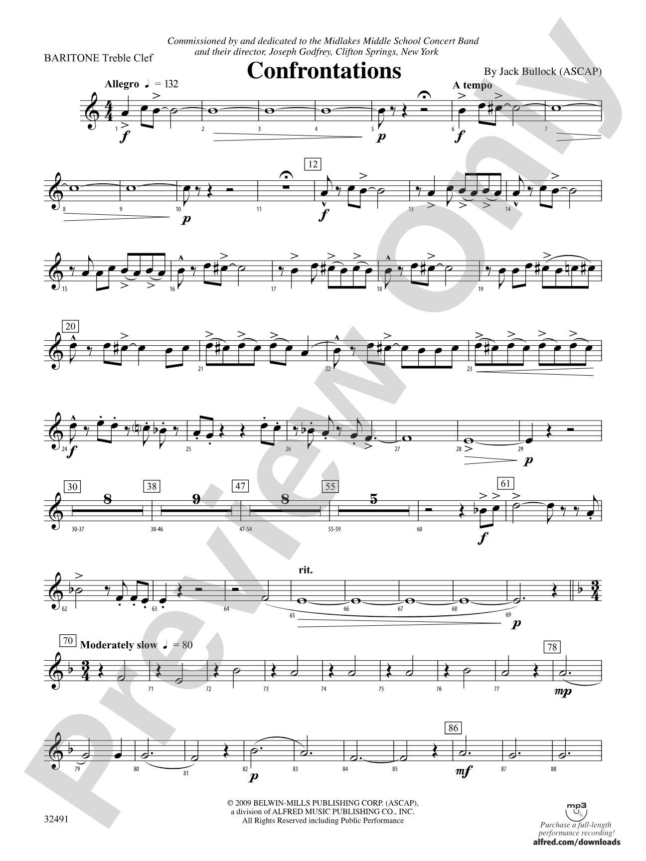 Confrontations: (wp) Baritone T.C.
