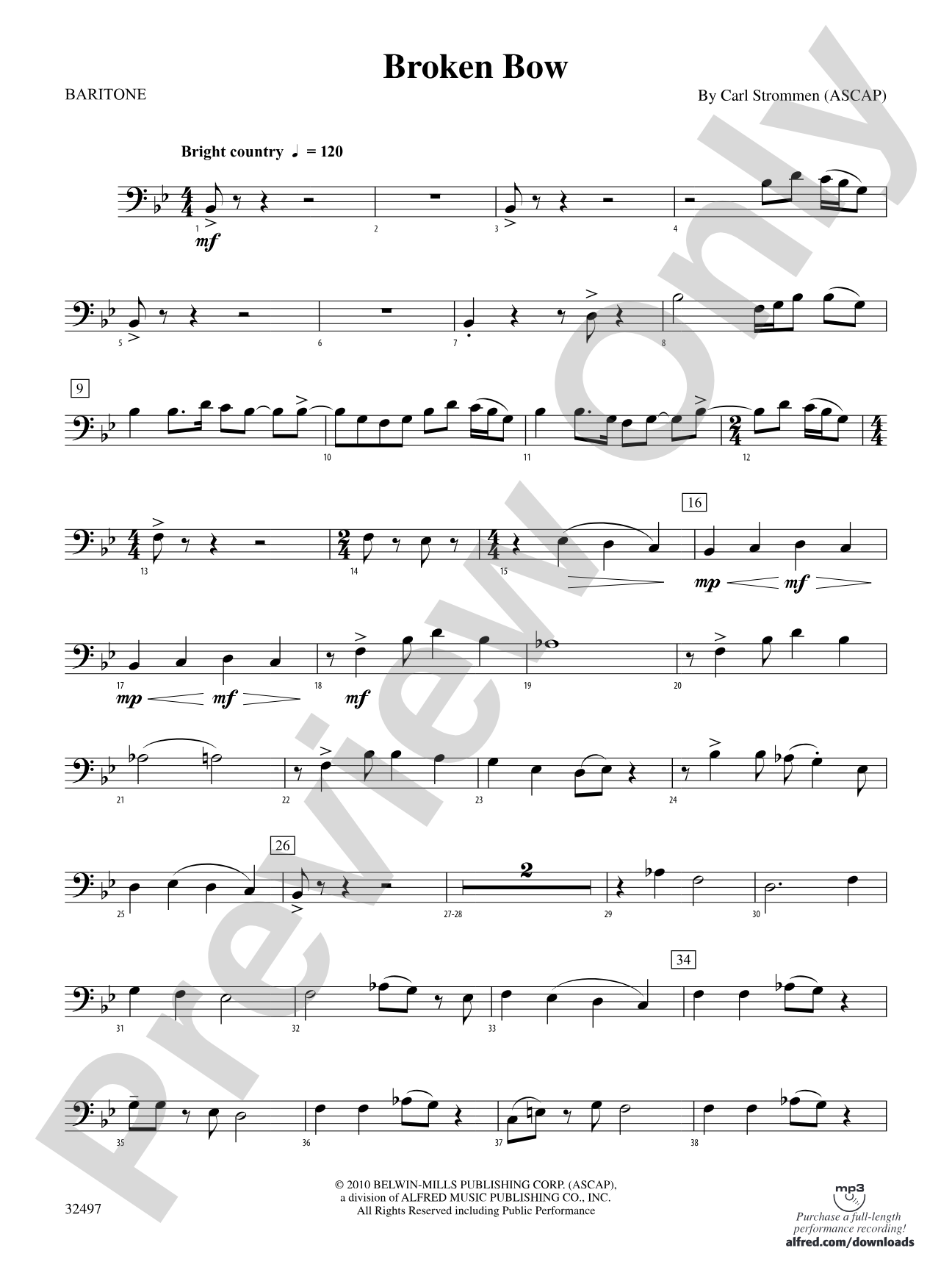 Broken Bow: Baritone B.C.