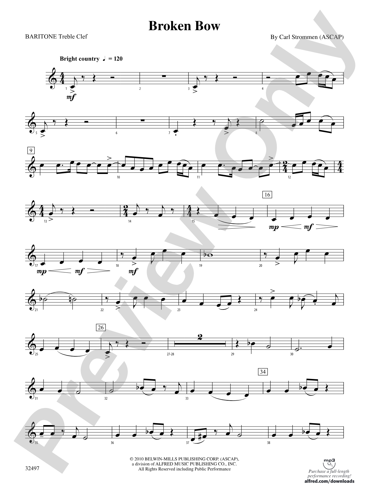 Broken Bow: Baritone T.C.