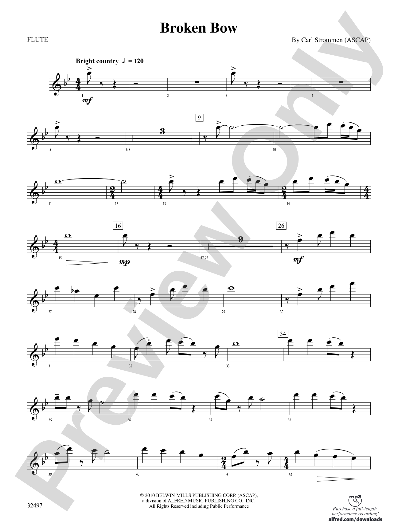 Broken Bow: Flute