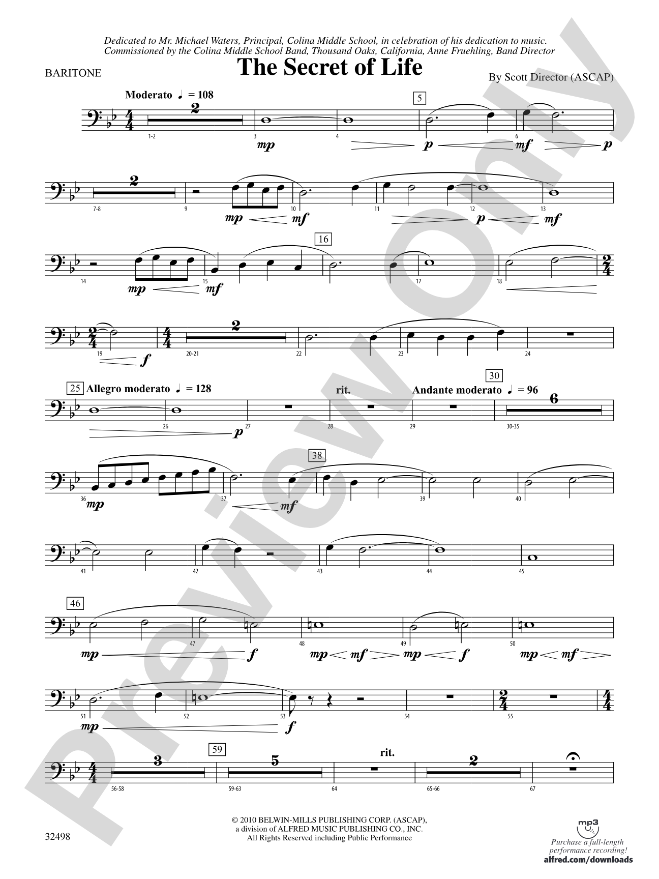 The Secret of Life: Baritone B.C.