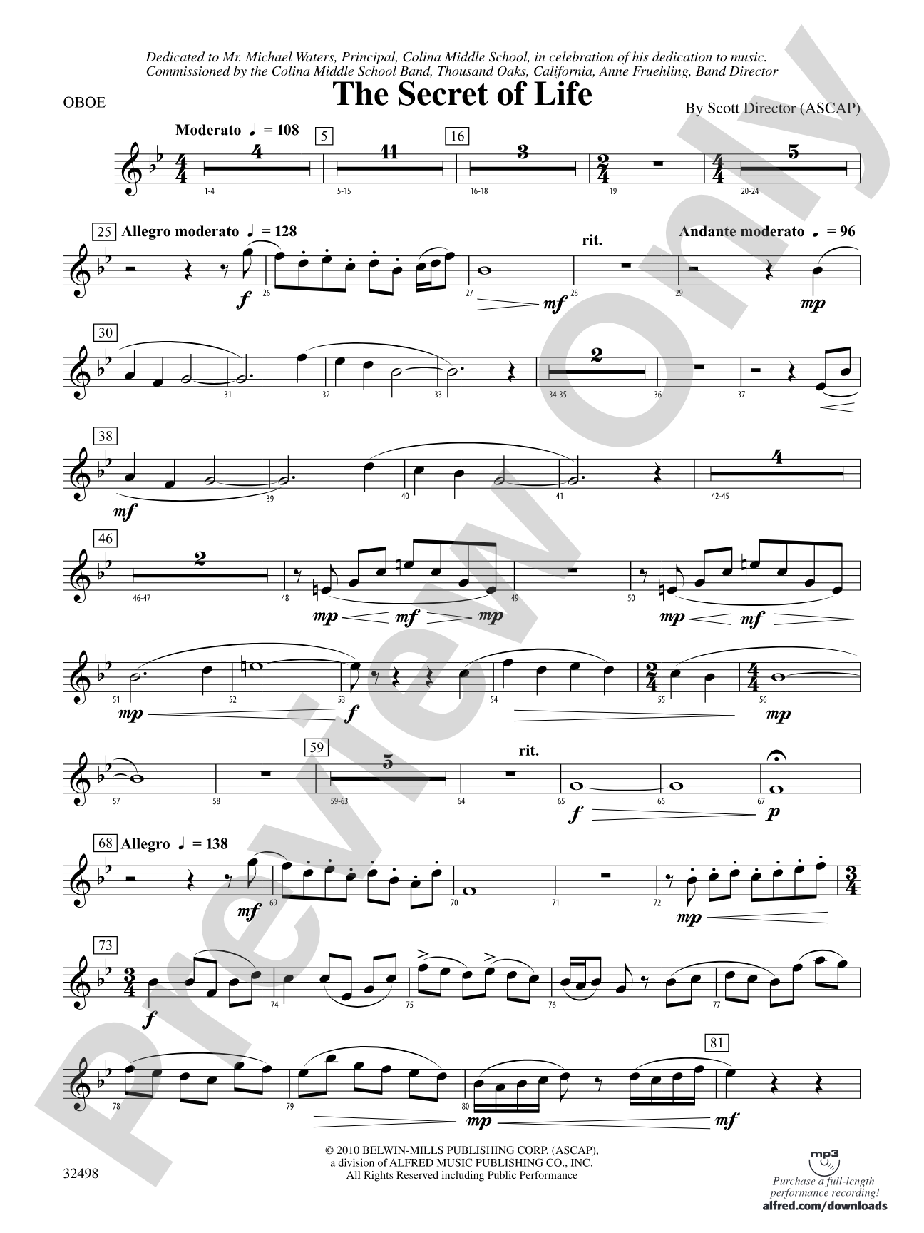 The Secret of Life: Oboe