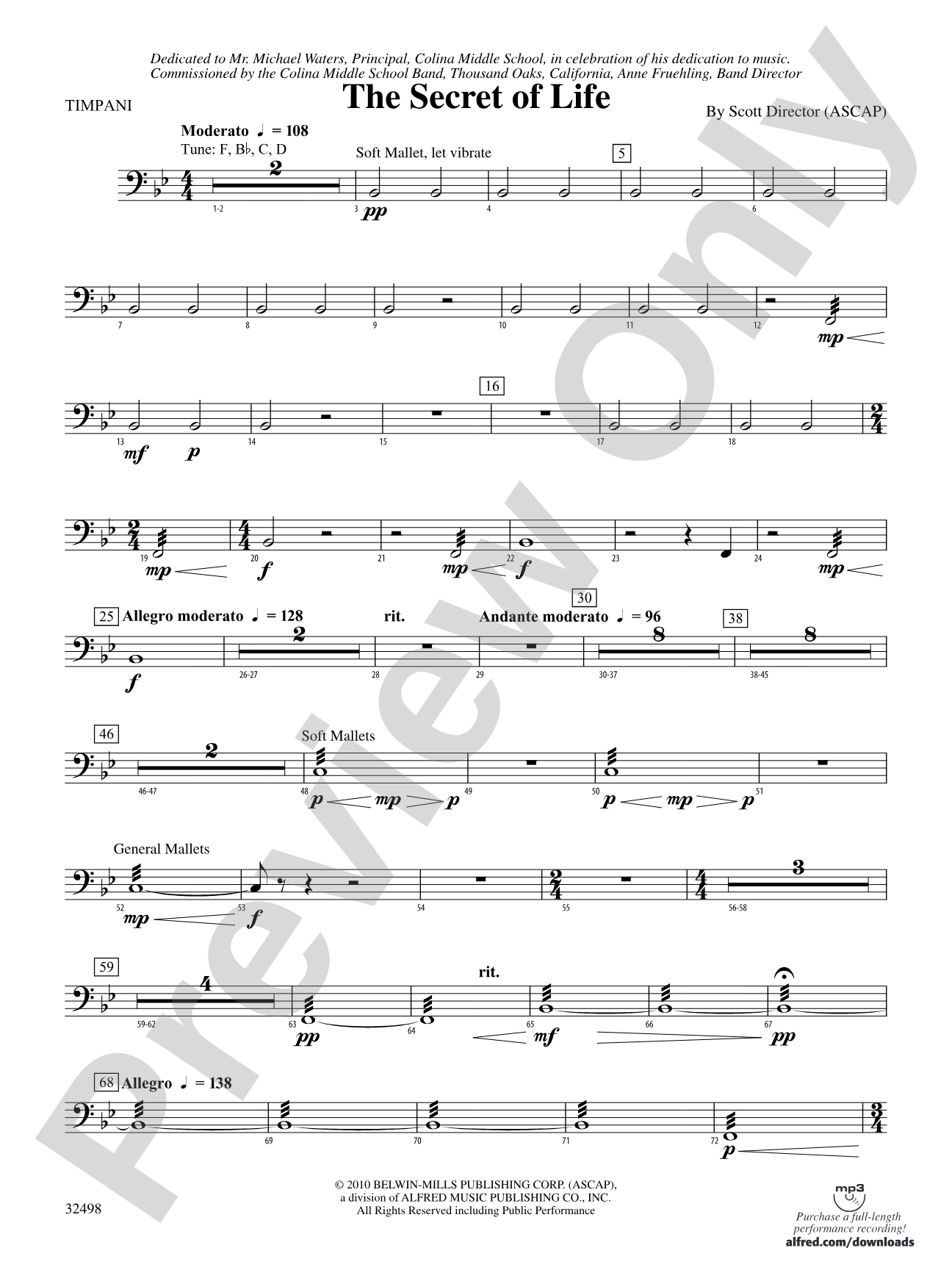 The Secret of Life: Timpani