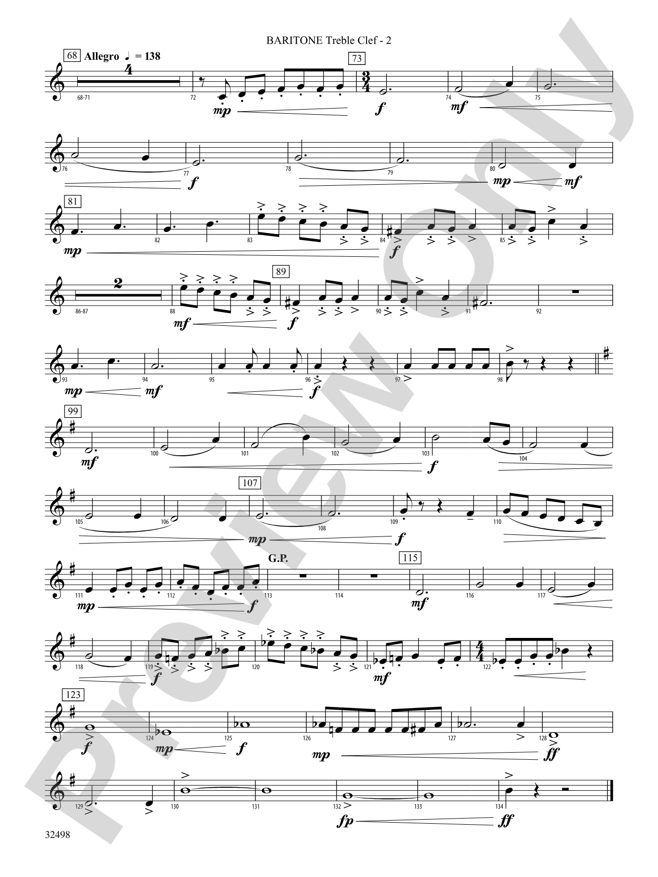 The Secret of Life: (wp) Baritone T.C.