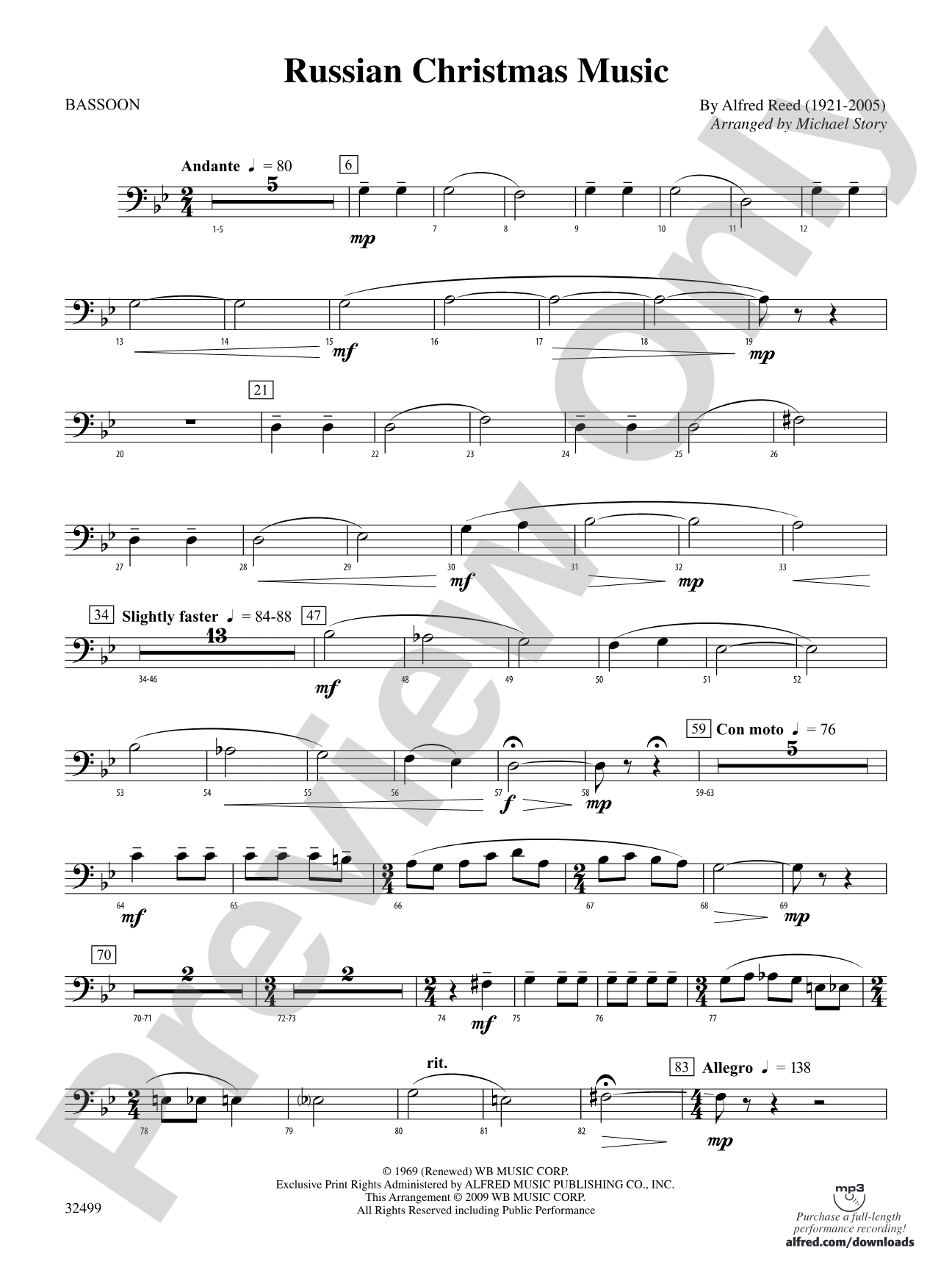 Russian Christmas Music: Bassoon