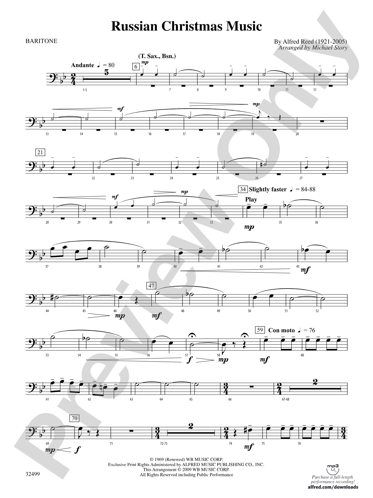 Russian Christmas Music: Baritone B.C.