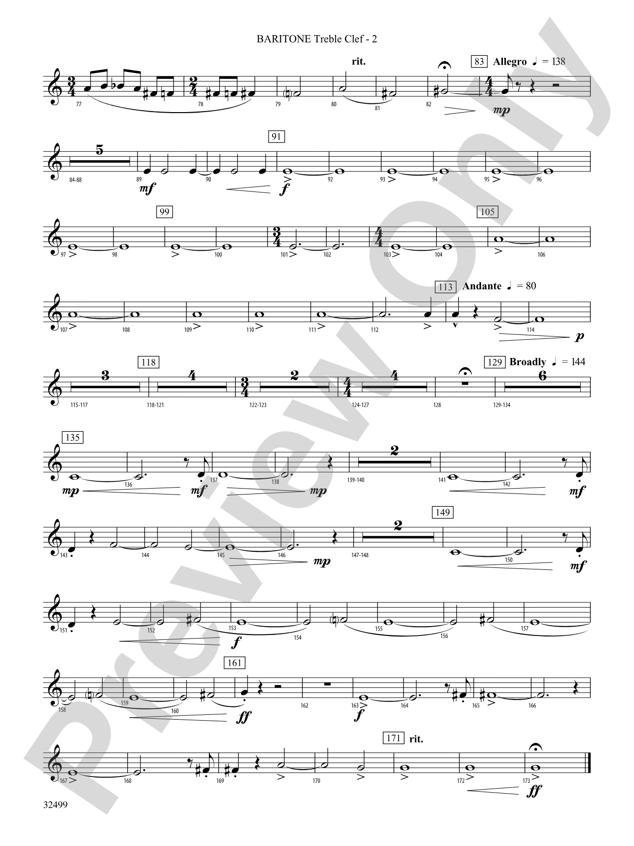 Russian Christmas Music: (wp) Baritone T.C.