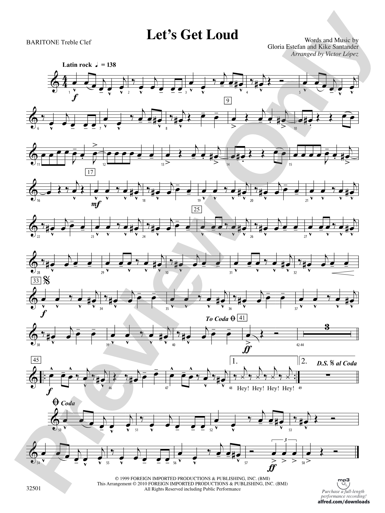 Let's Get Loud: Baritone T.C.