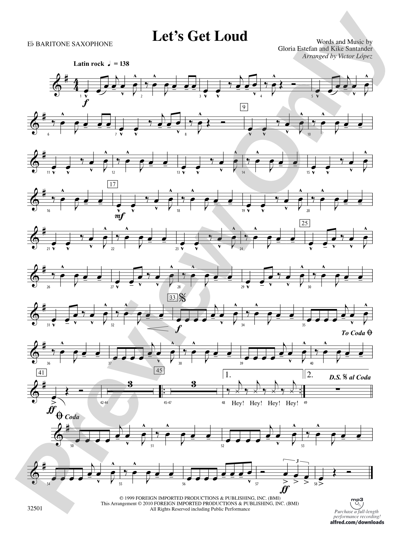 Let's Get Loud: E-flat Baritone Saxophone