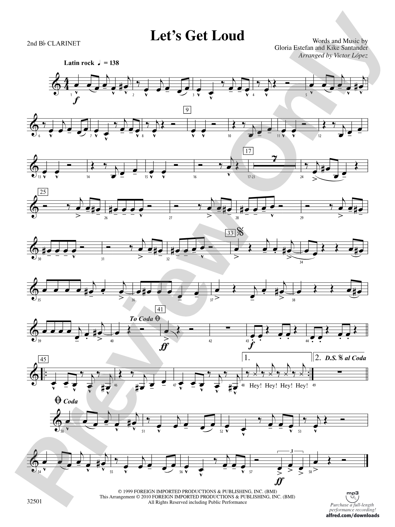 Let's Get Loud: 2nd B-flat Clarinet