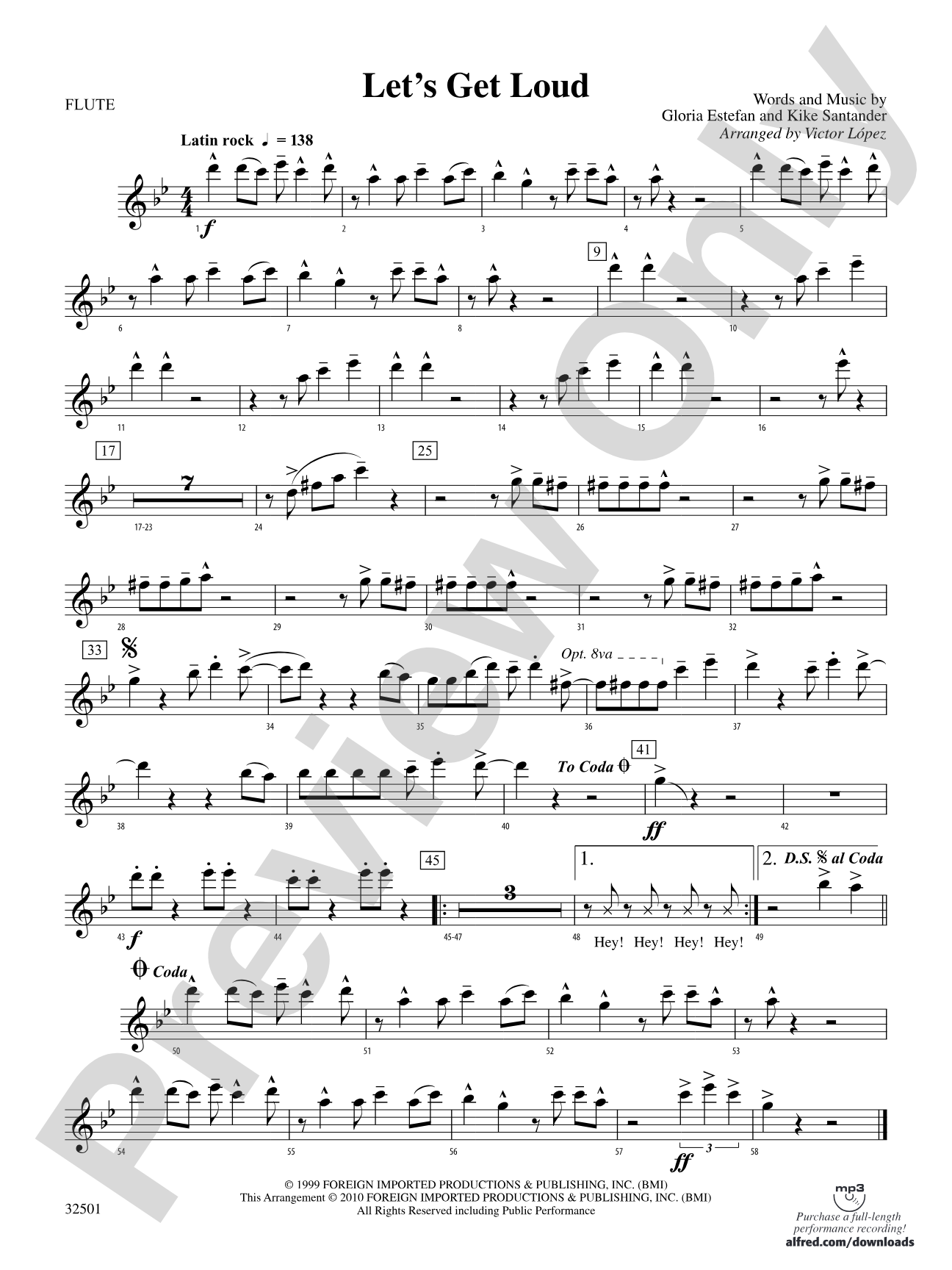 Let's Get Loud: Flute