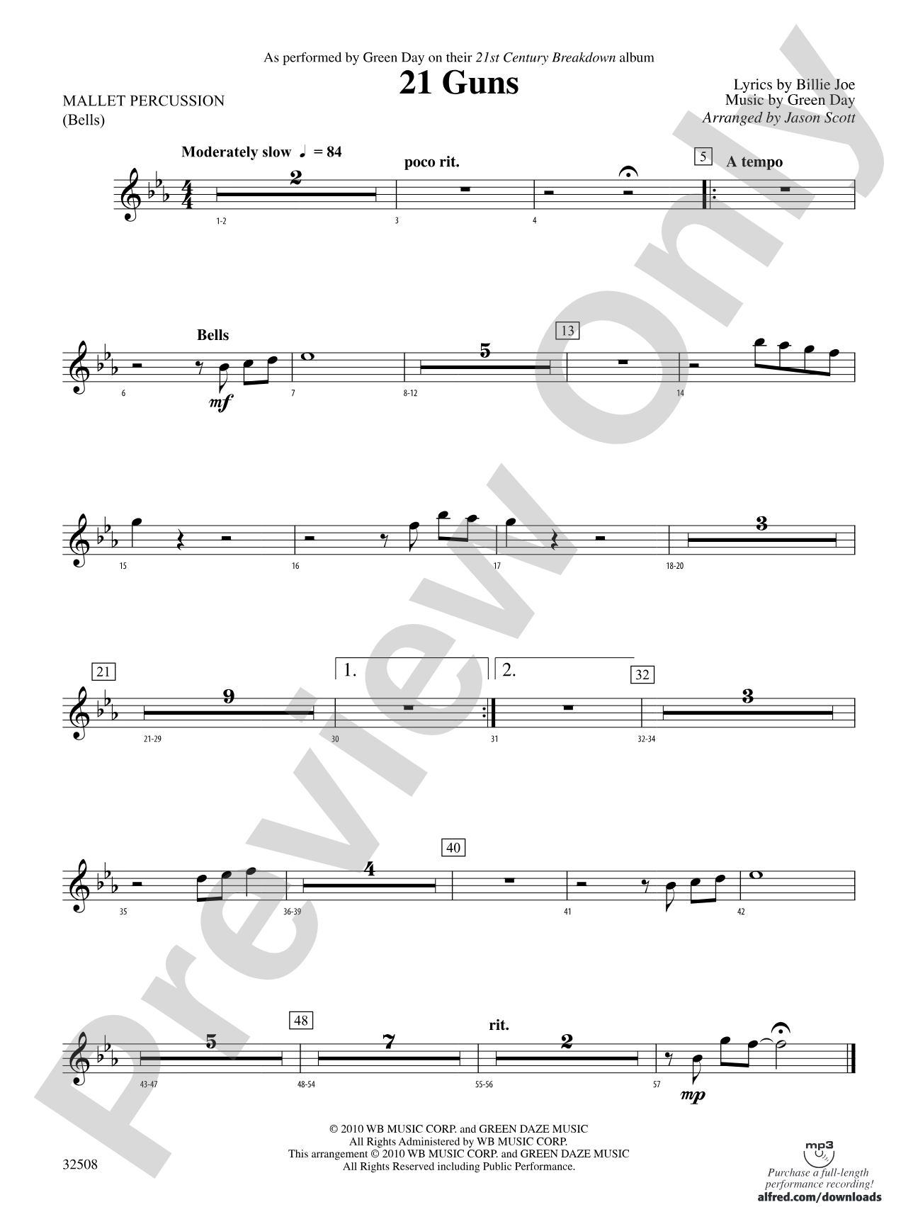 21 Guns: Mallets