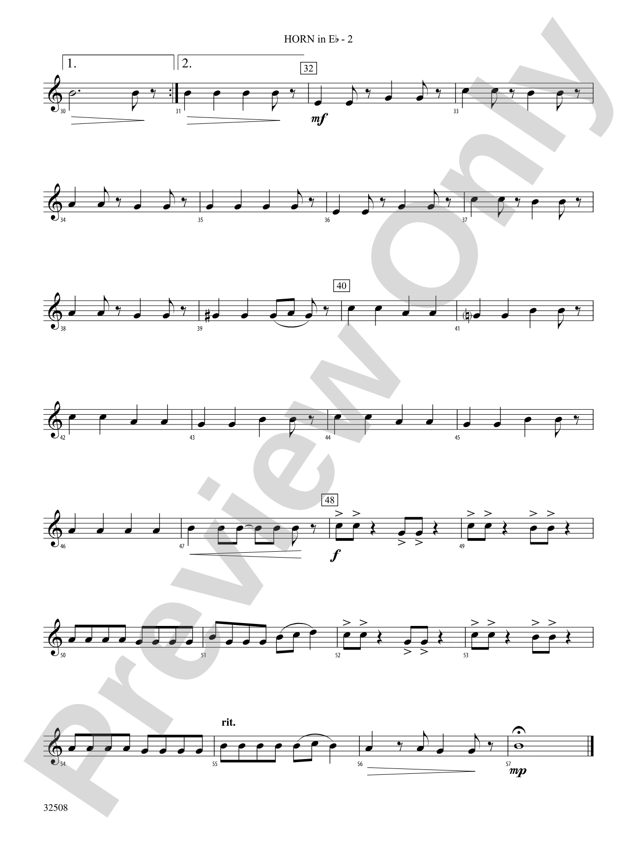 21 Guns: (wp) 1st Horn in E-flat