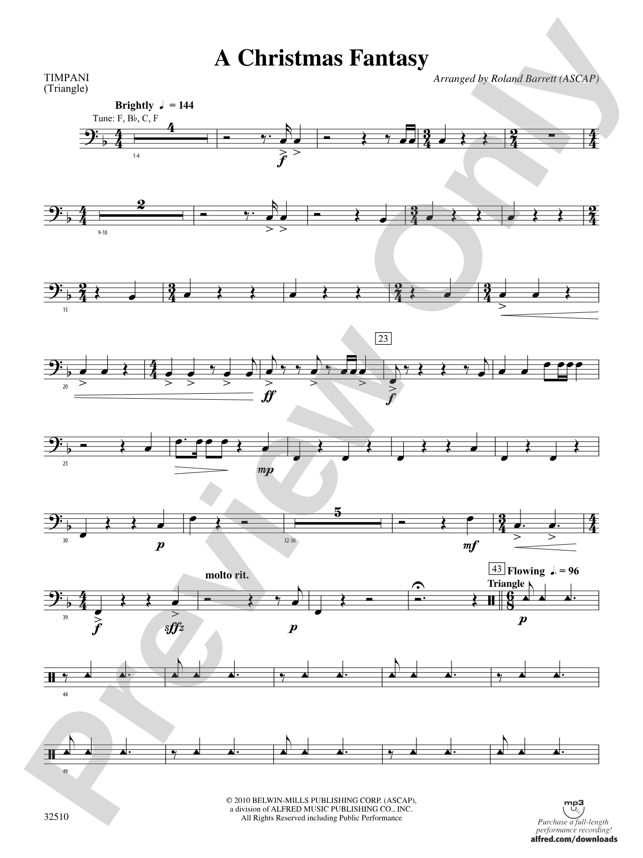 A Christmas Fantasy: Timpani