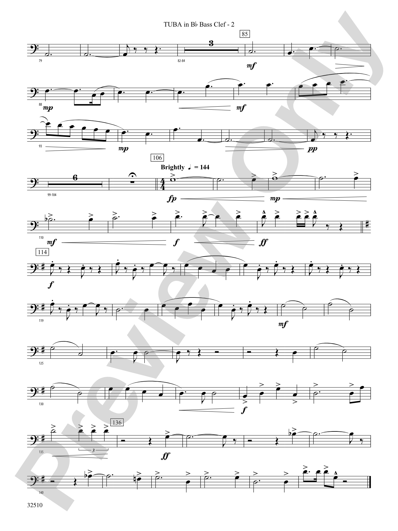 A Christmas Fantasy: (wp) B-flat Tuba B.C.